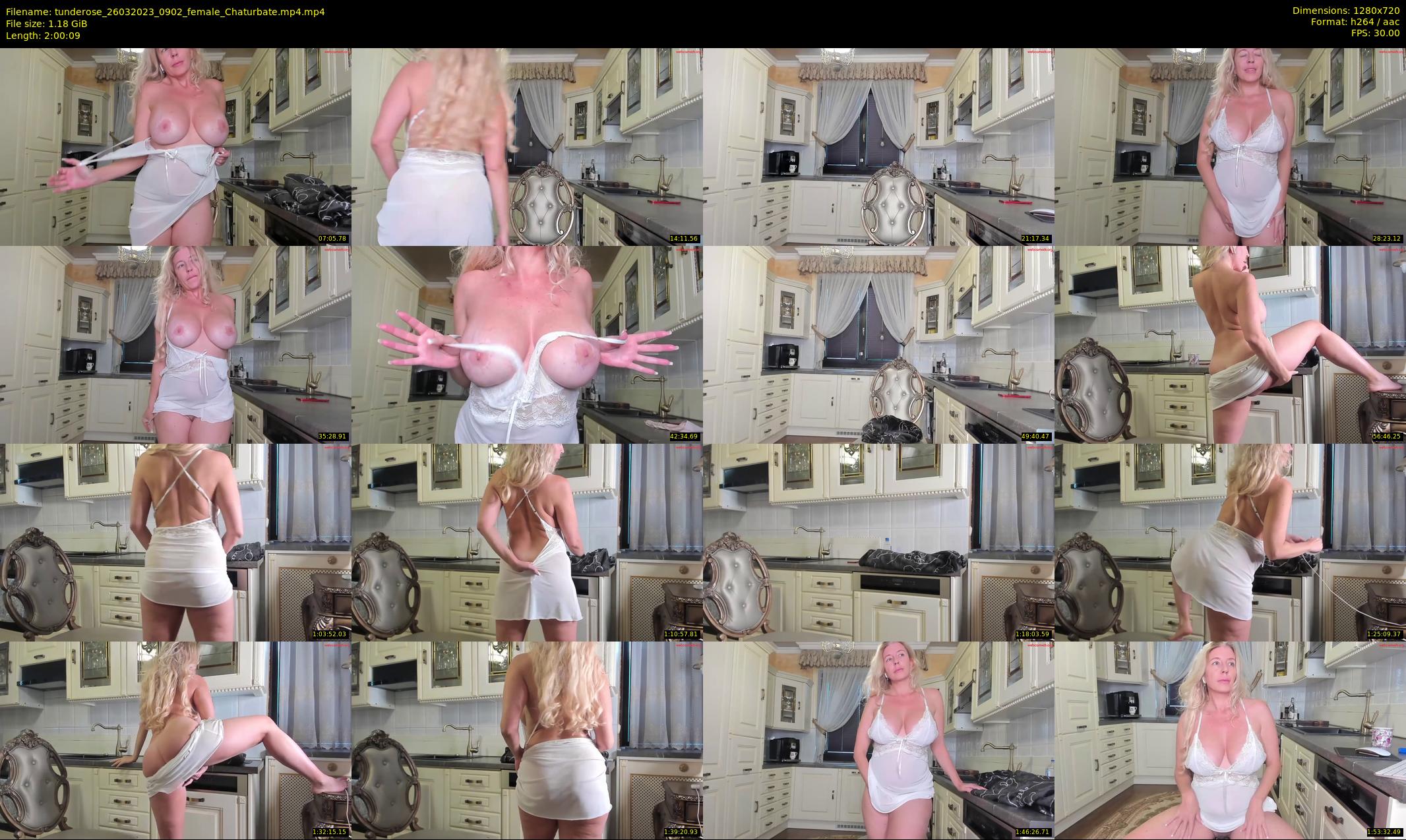 tunderose — 121 minute Chaturbate female cam show recording, 720p, Mar 26, 2023