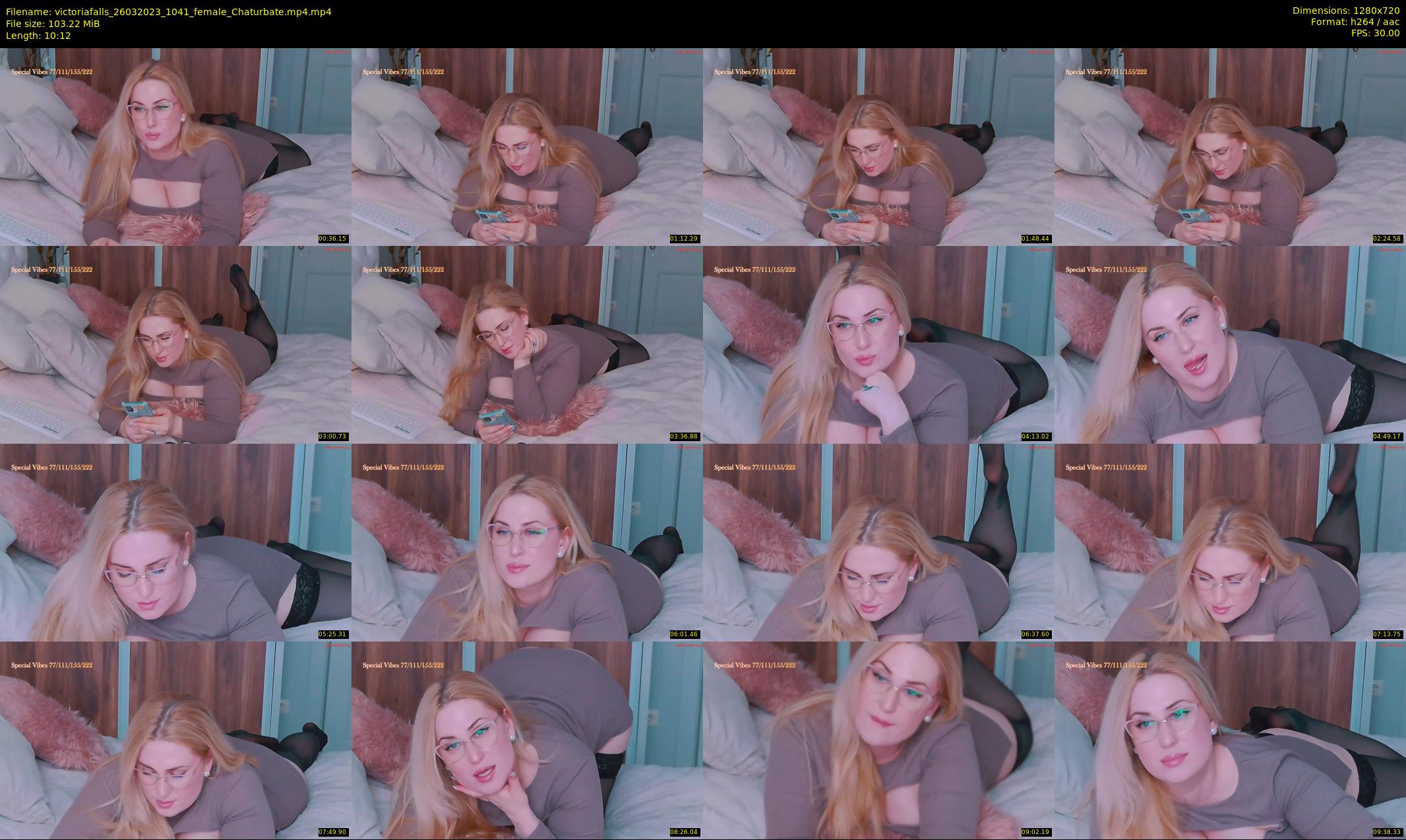 victoriafalls — 11 minute Chaturbate female cam show recording, 720p, Mar 26, 2023