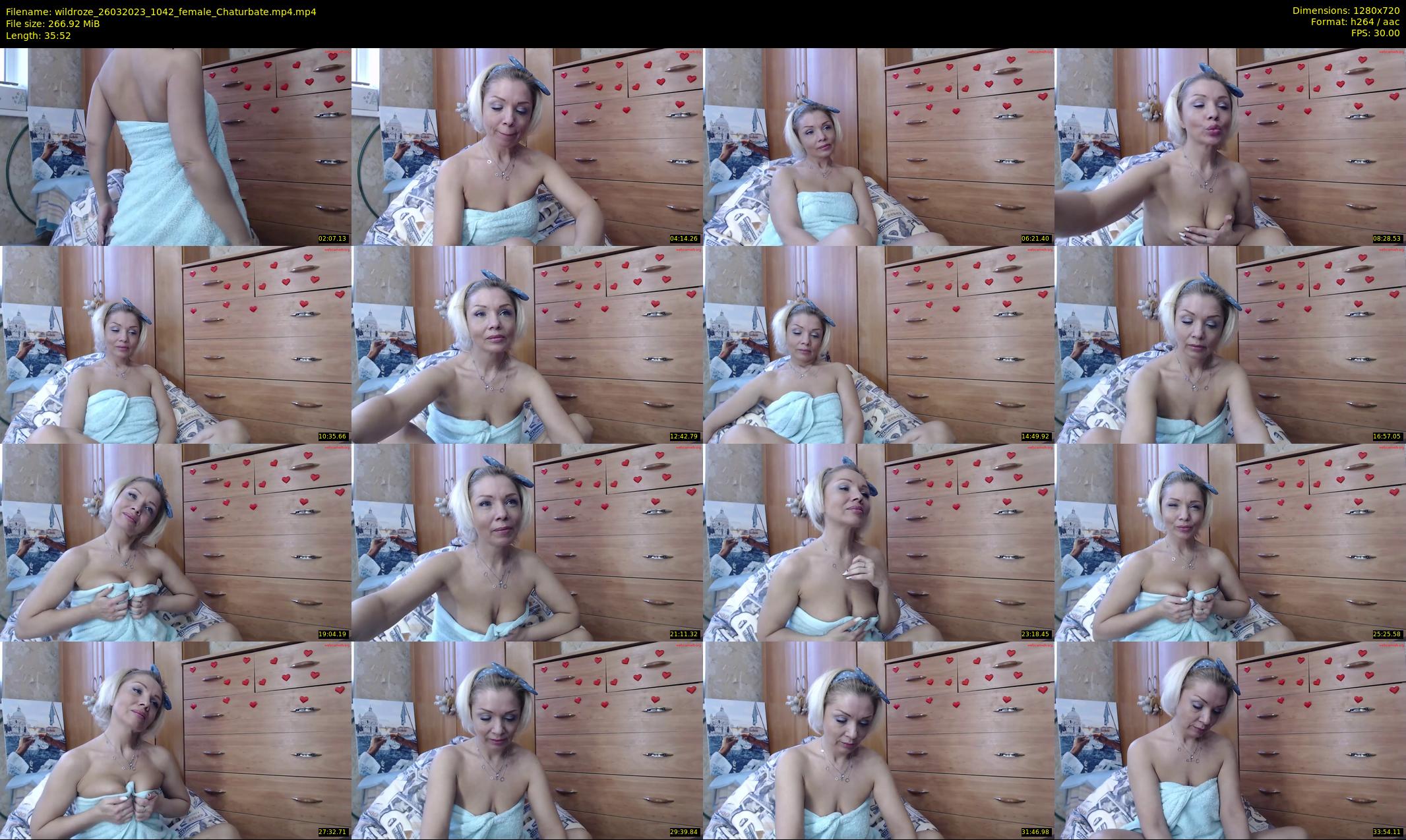 wildroze — 36 minute Chaturbate female cam show recording, 720p, Mar 26, 2023