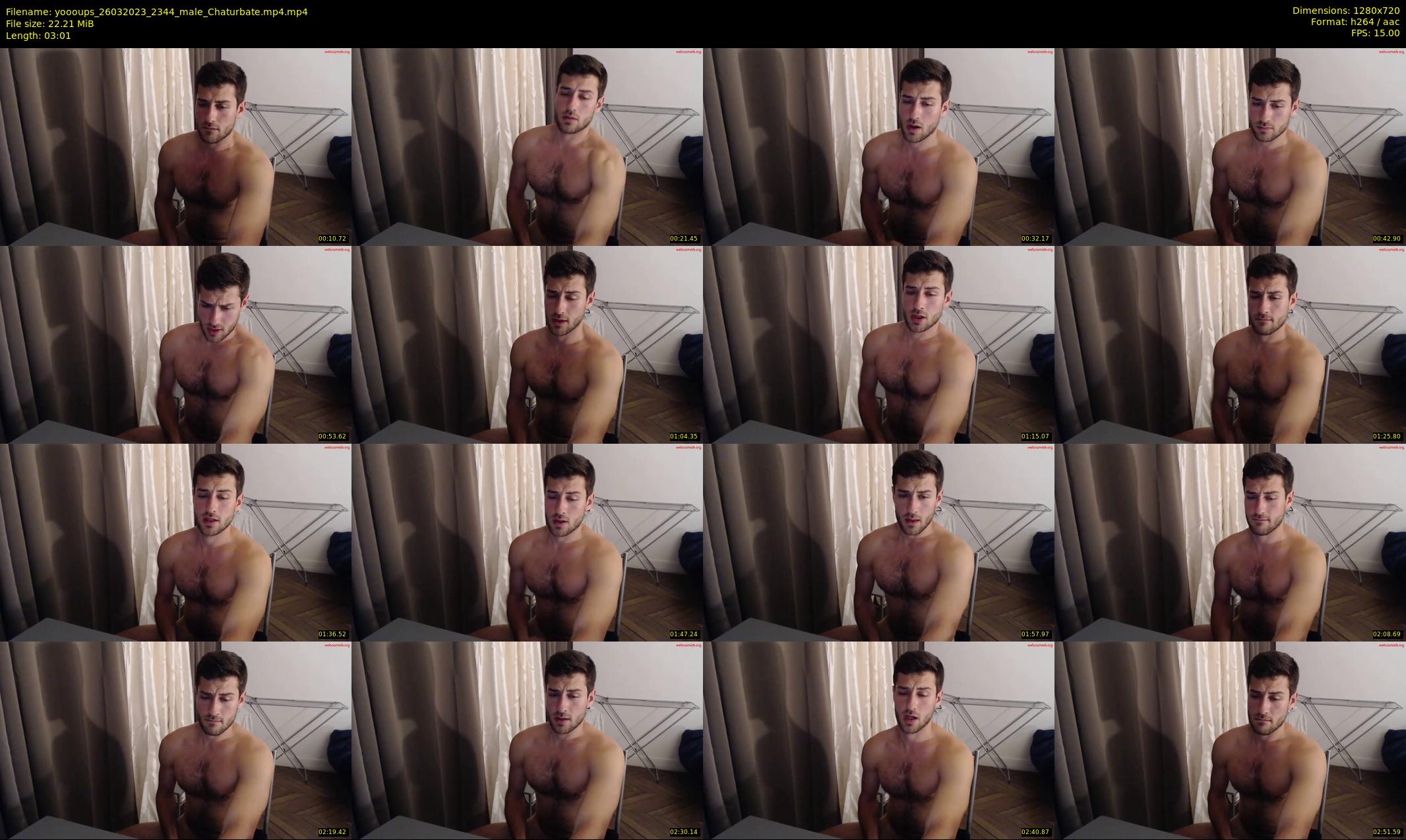 yoooups — 4 minute Chaturbate male cam show recording, 720p, Mar 26, 2023