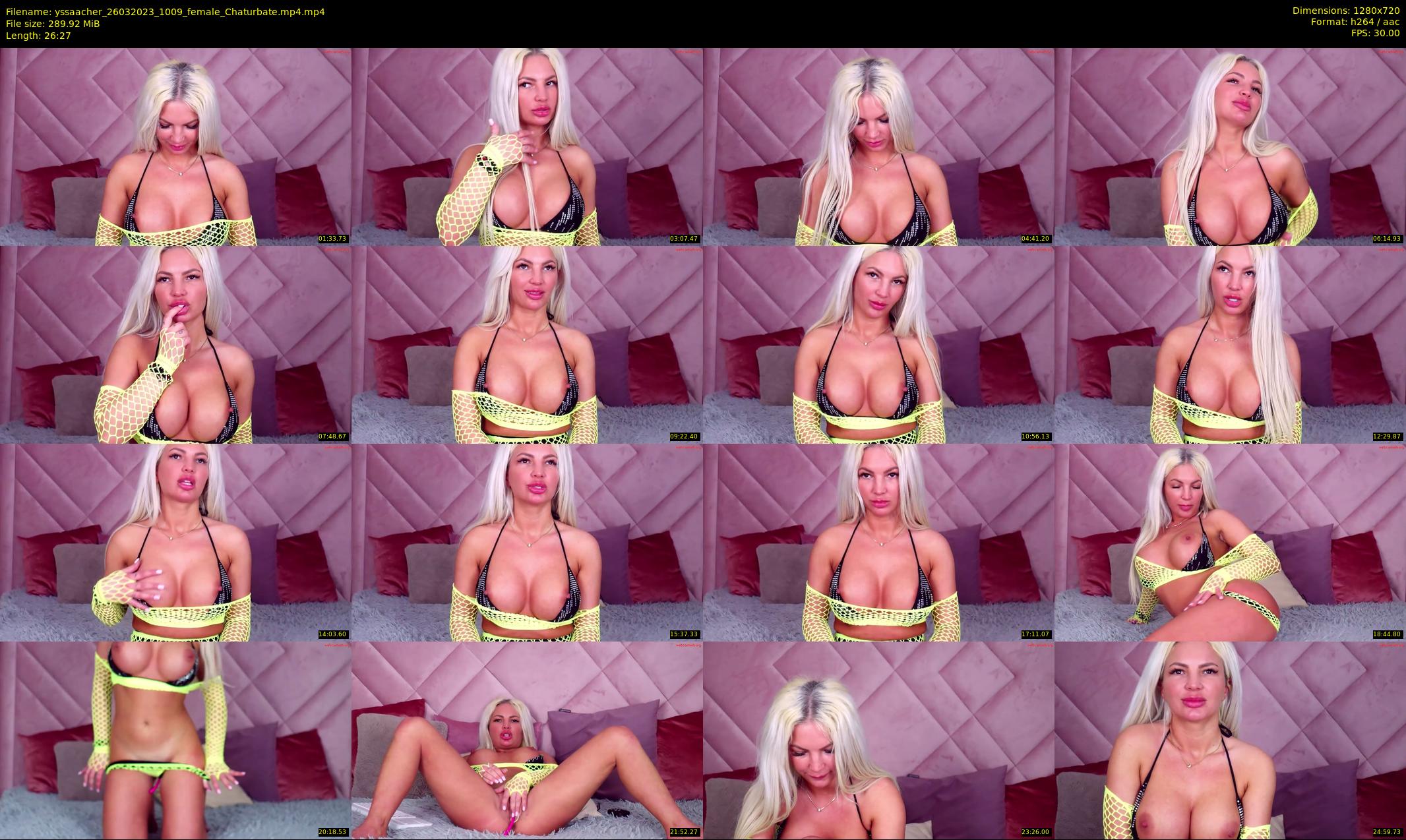 yssaacher — 27 minute Chaturbate female cam show recording, 720p, Mar 26, 2023