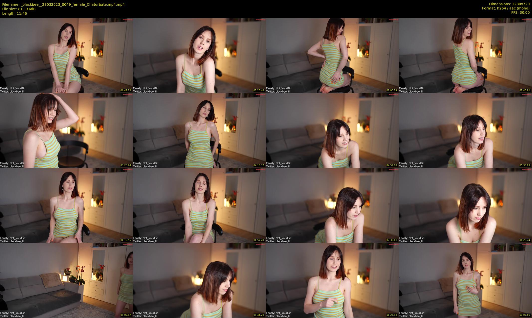 _blackbee_ — 12 minute Chaturbate female cam show recording, 720p, Mar 28, 2023