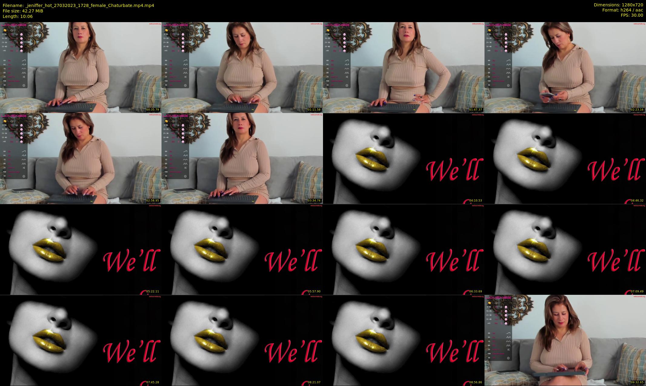 _jeniffer_hot — 11 minute Chaturbate female cam show recording, 720p, Mar 27, 2023