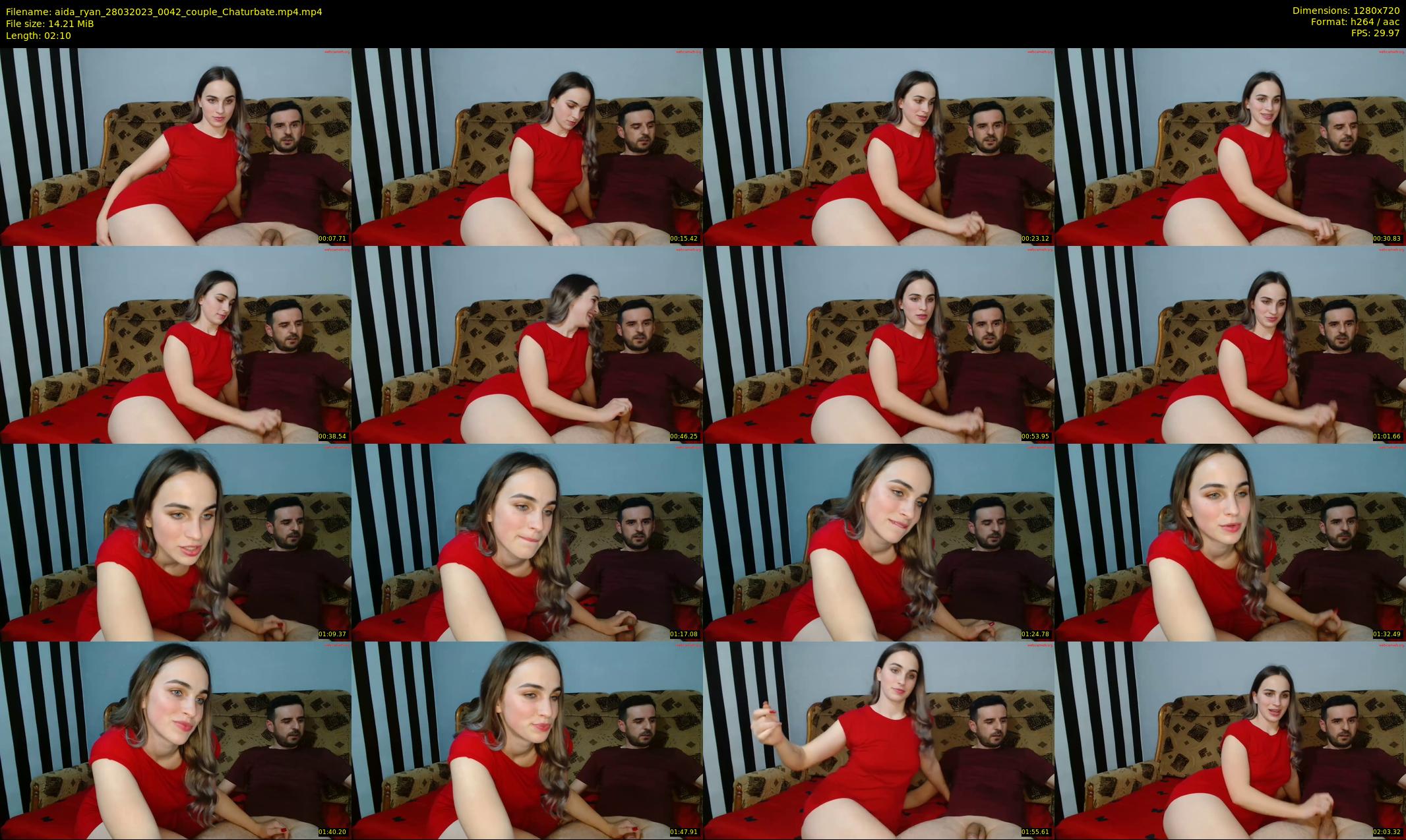 aida_ryan — 3 minute Chaturbate couple cam show recording, 720p, Mar 28, 2023