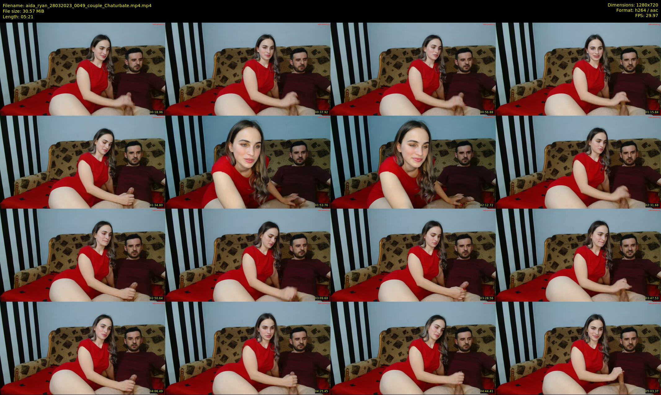aida_ryan — 6 minute Chaturbate couple cam show recording, 720p, Mar 28, 2023