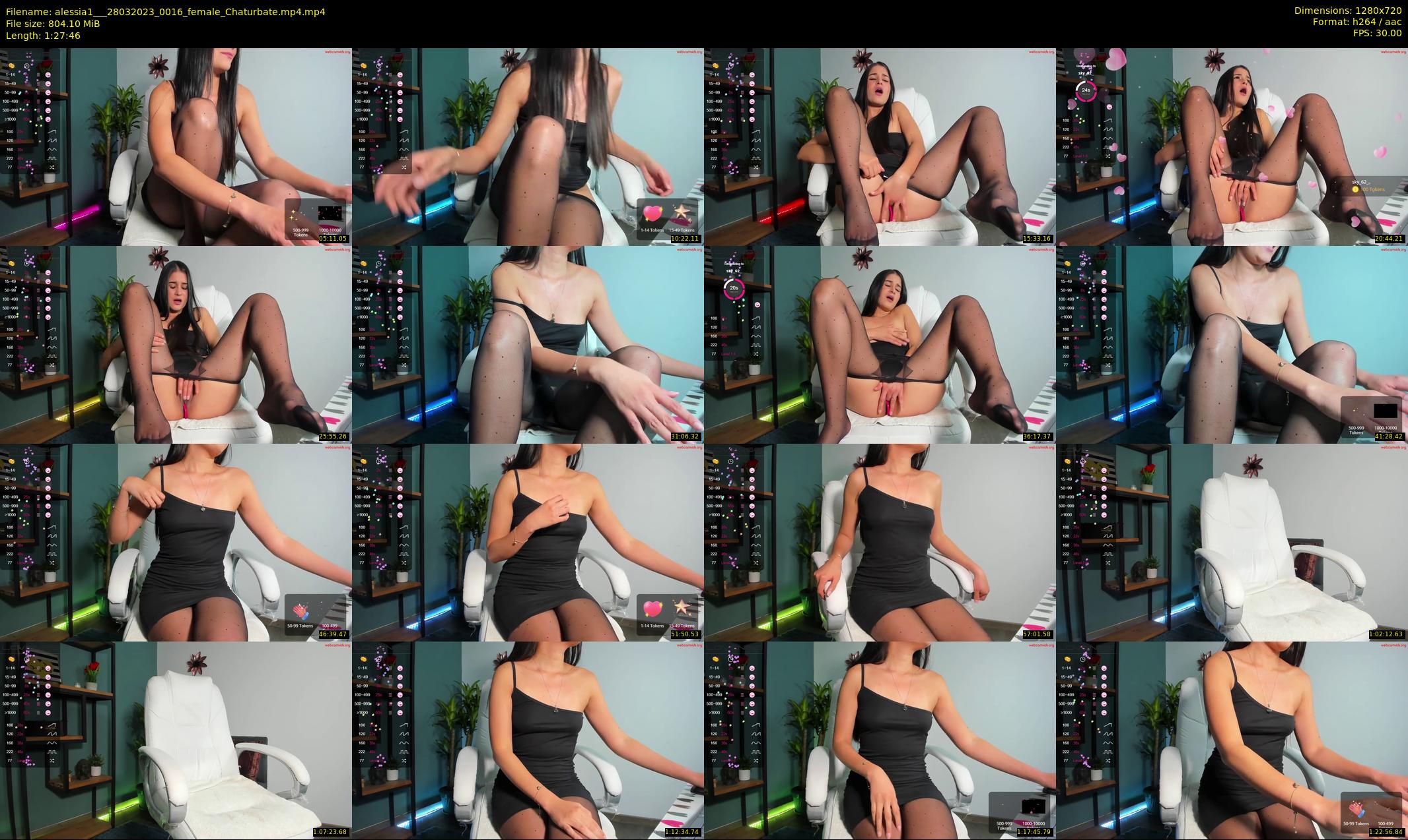 alessia1__ — 88 minute Chaturbate female cam show recording, 720p, Mar 28, 2023
