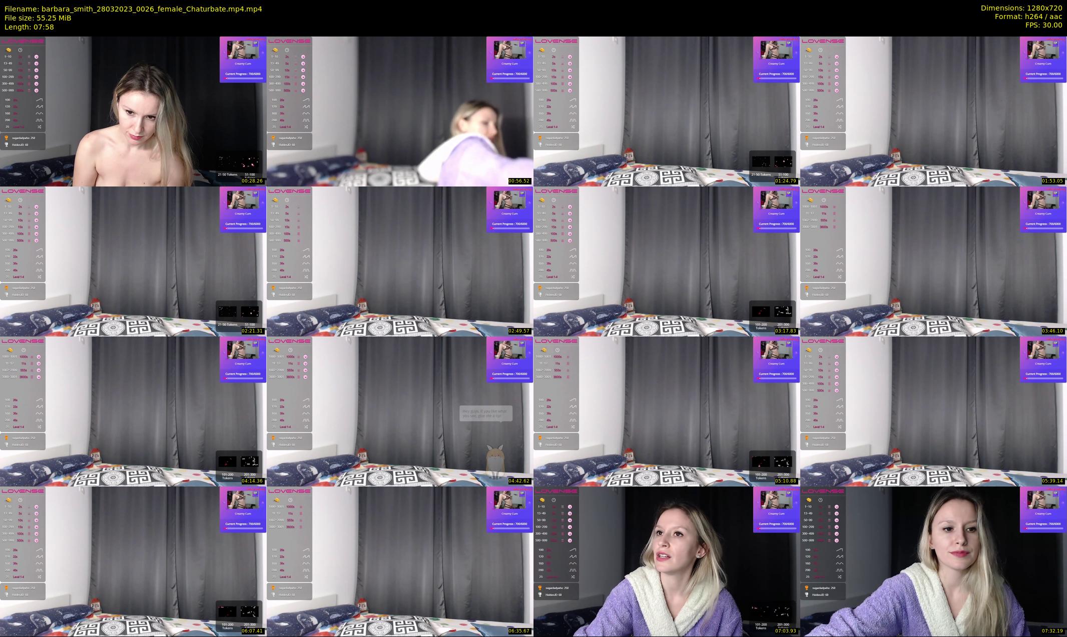 barbara_smith — 8 minute Chaturbate female cam show recording, 720p, Mar 28, 2023