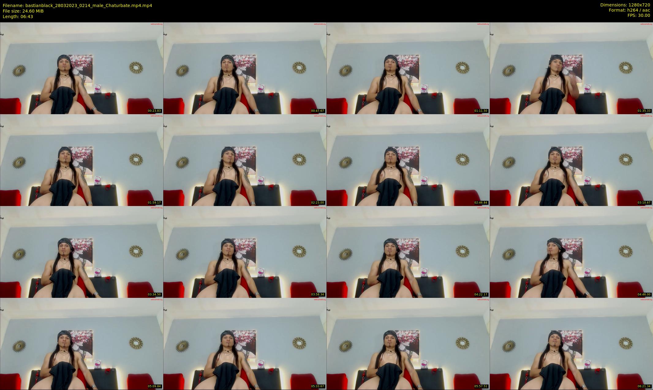 bastianblack — 7 minute Chaturbate male cam show recording, 720p, Mar 28, 2023