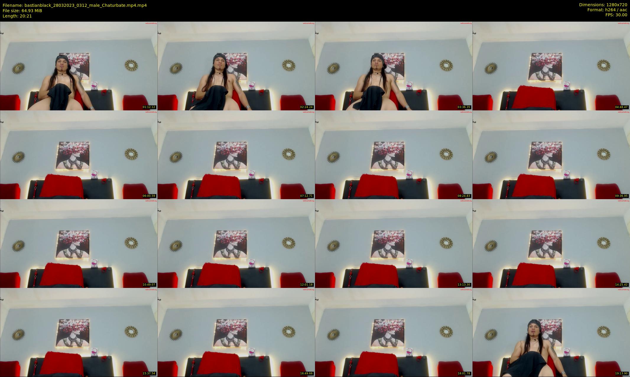 bastianblack — 21 minute Chaturbate male cam show recording, 720p, Mar 28, 2023