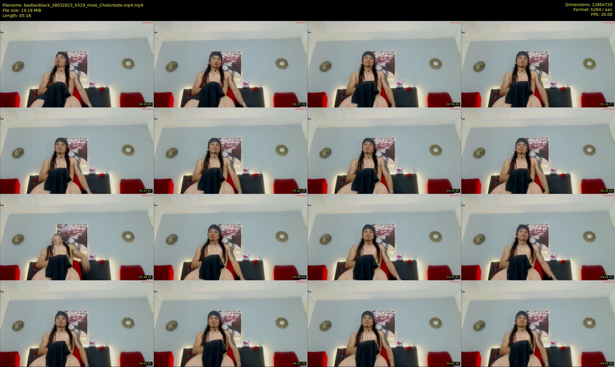 bastianblack — 6 minute Chaturbate male cam show recording, 720p, Mar 28, 2023
