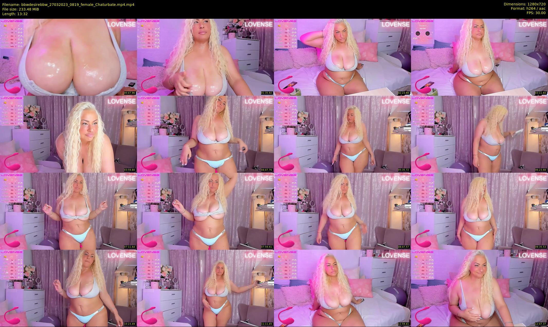 bbwdesirebbw — 14 minute Chaturbate female cam show recording, 720p, Mar 27, 2023