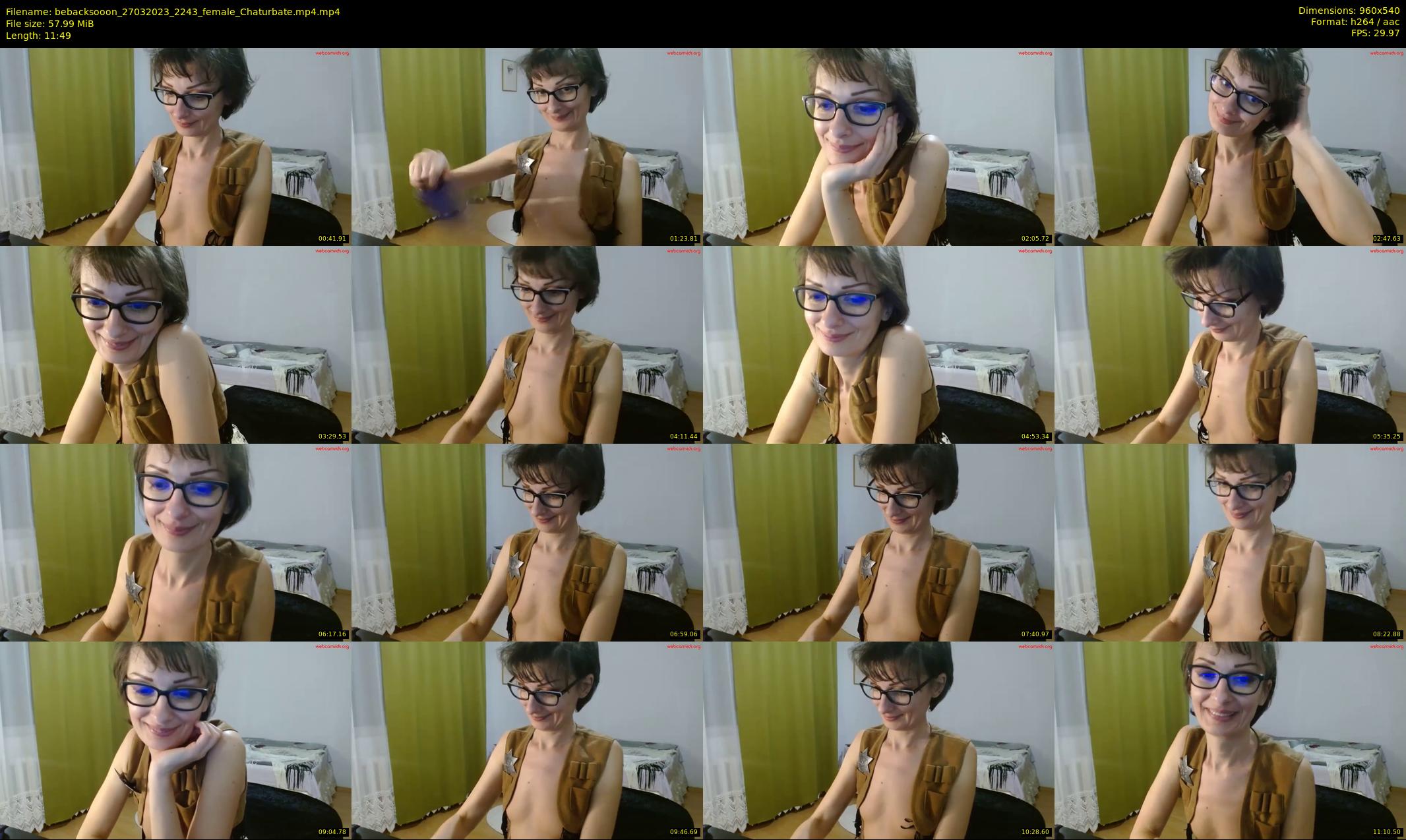 bebacksooon — 12 minute Chaturbate female cam show recording, 480p, Mar 27, 2023