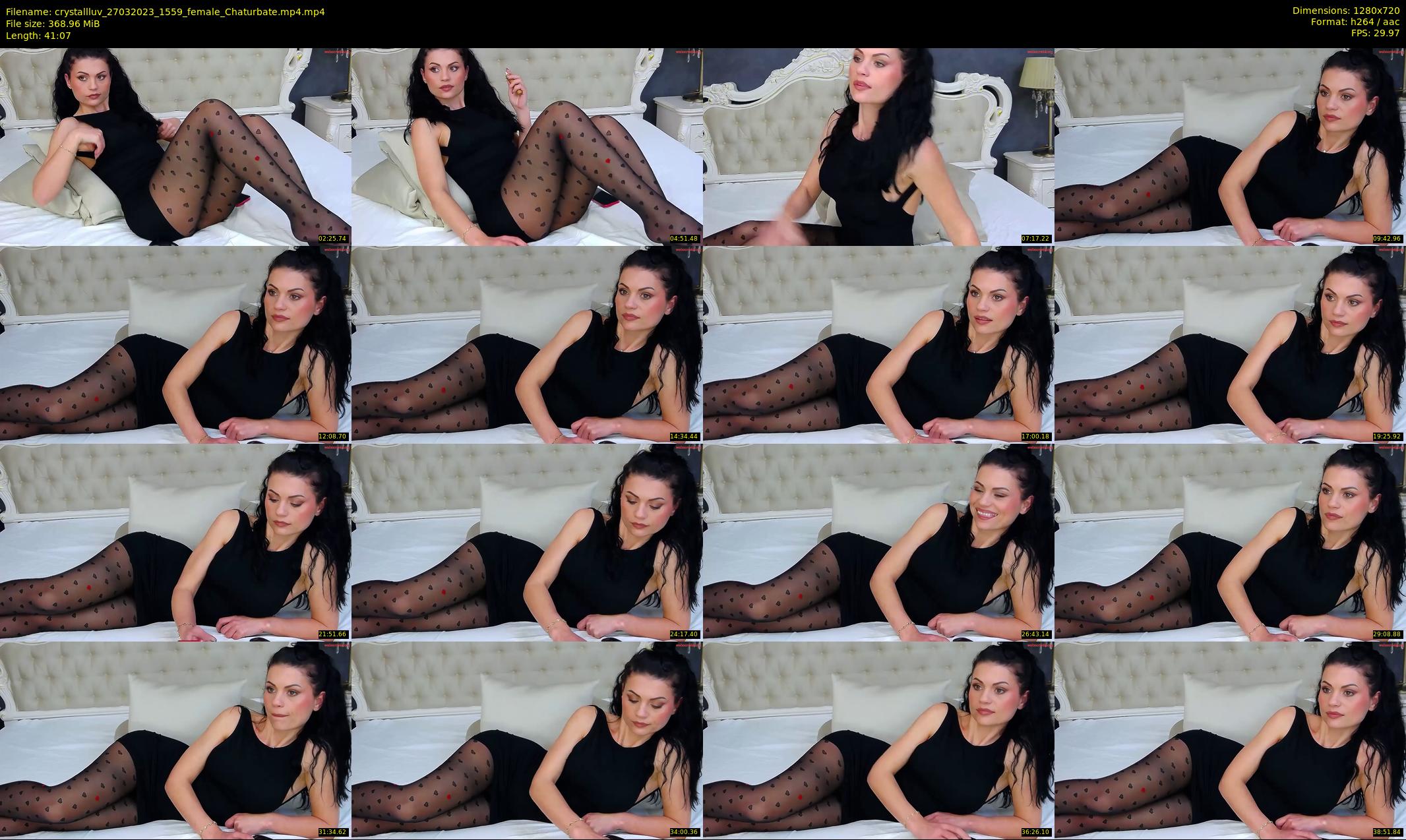 crystallluv — 42 minute Chaturbate female cam show recording, 720p, Mar 27, 2023