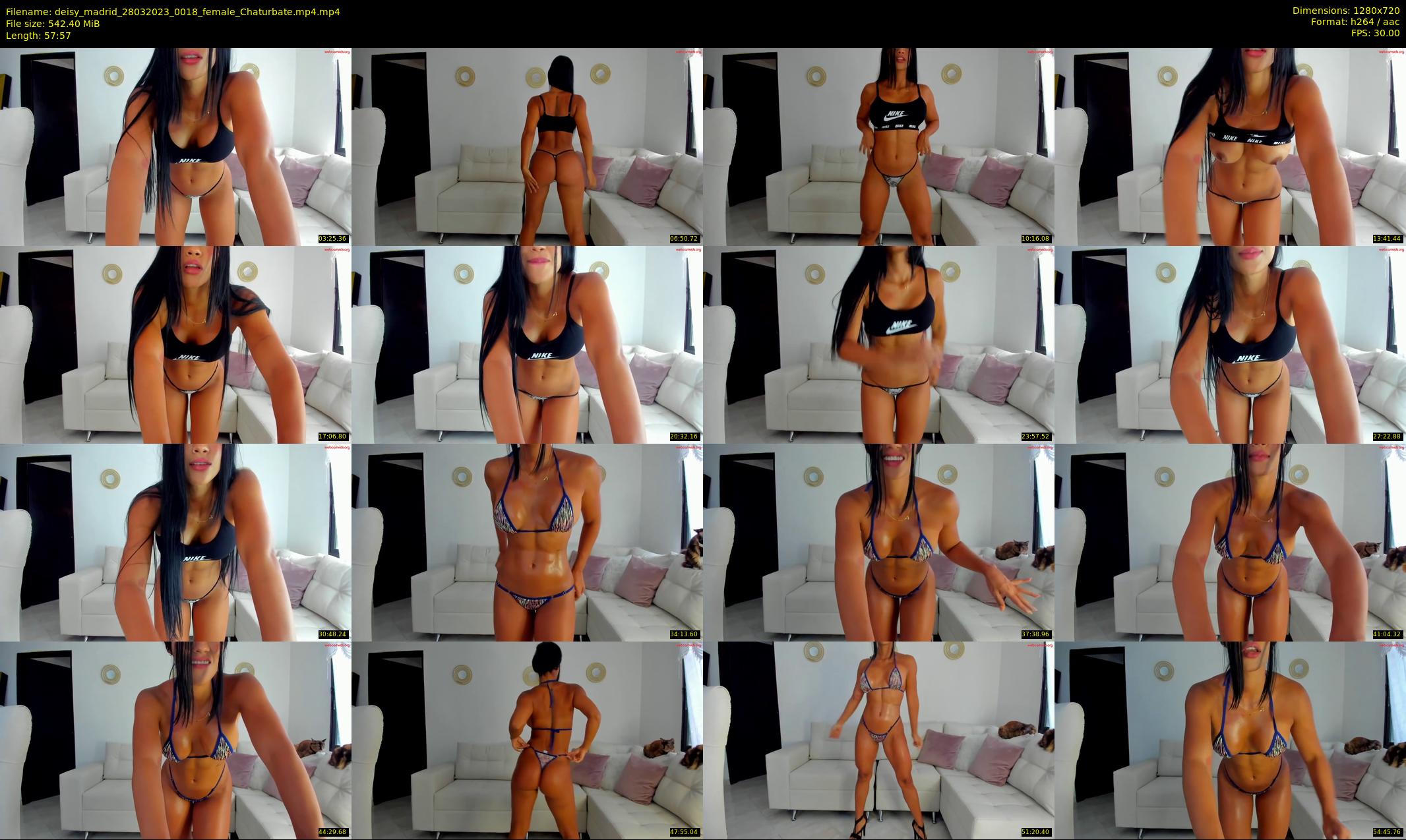 deisy_madrid — 58 minute Chaturbate female cam show recording, 720p, Mar 28, 2023