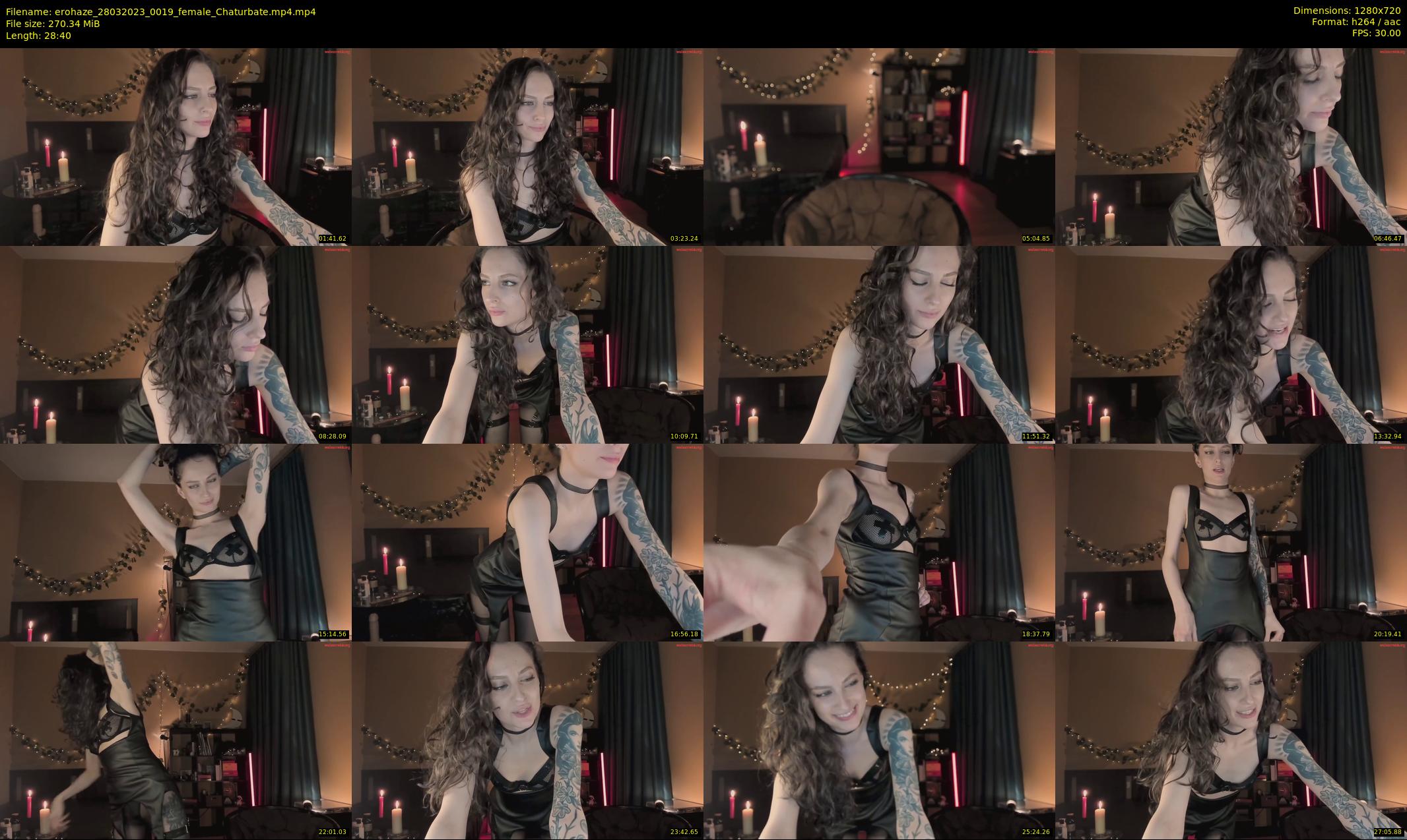 erohaze — 29 minute Chaturbate female cam show recording, 720p, Mar 28, 2023