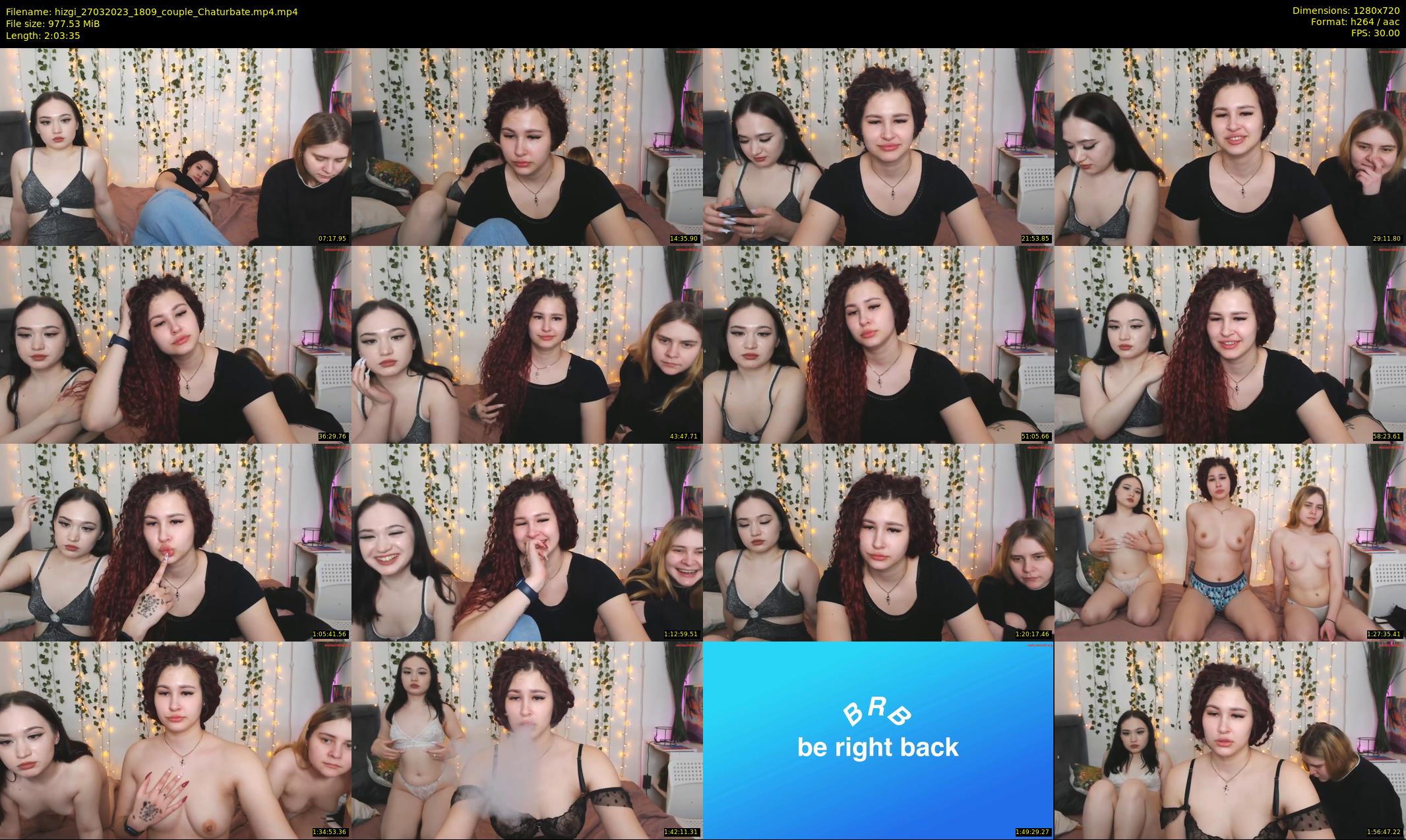 hizgi — 124 minute Chaturbate couple cam show recording, 720p, Mar 27, 2023