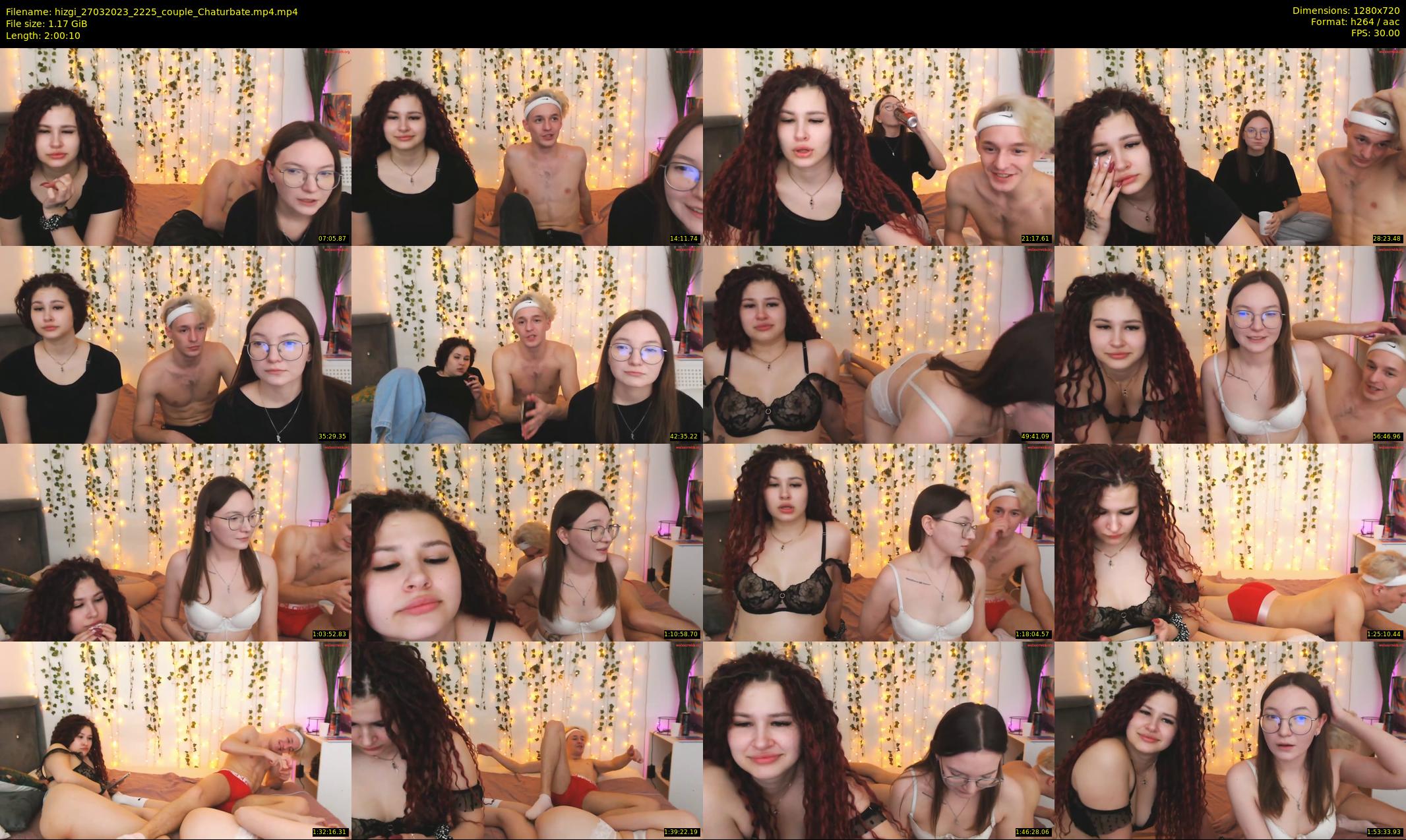 hizgi — 121 minute Chaturbate couple cam show recording, 720p, Mar 27, 2023