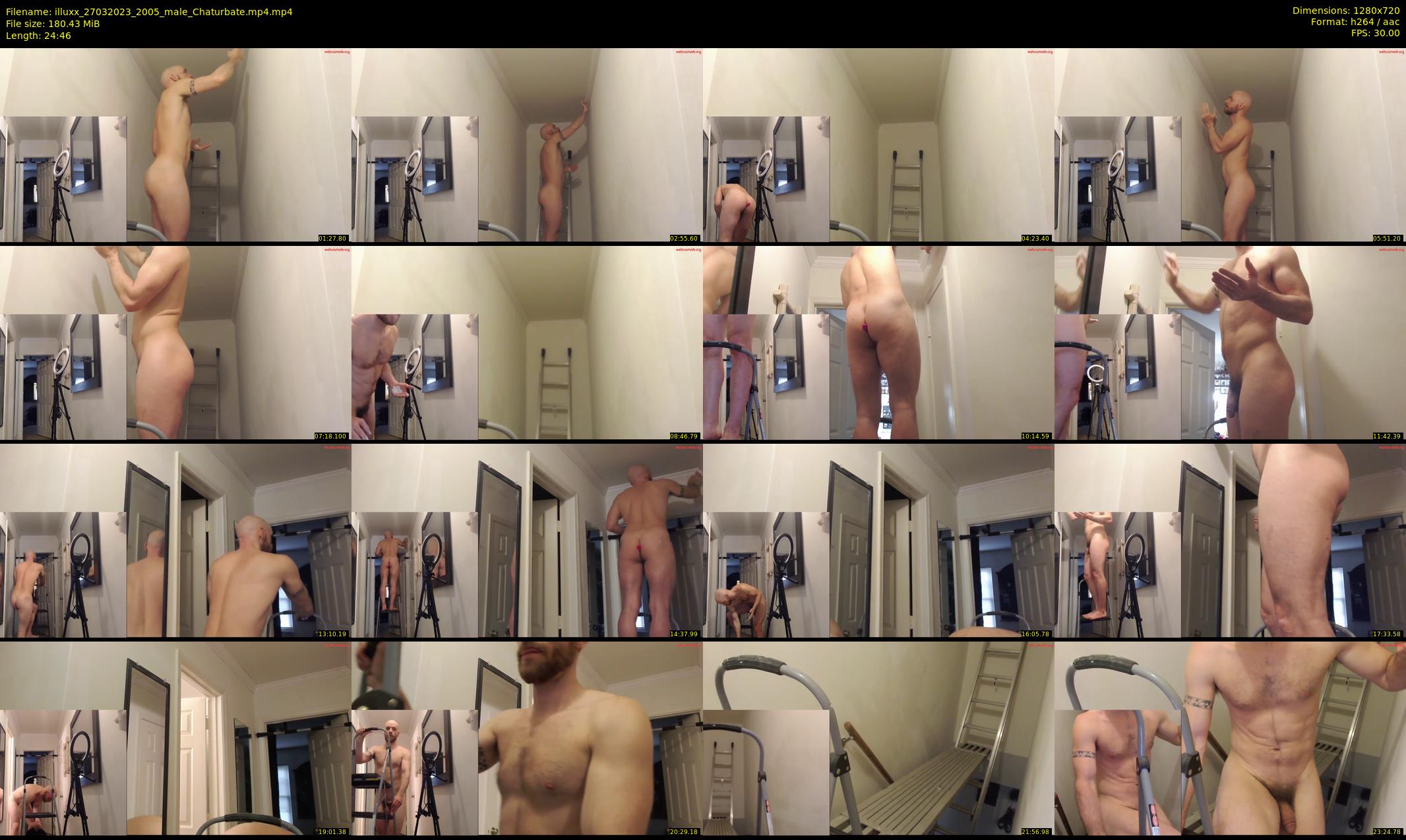 illuxx — 25 minute Chaturbate male cam show recording, 720p, Mar 27, 2023