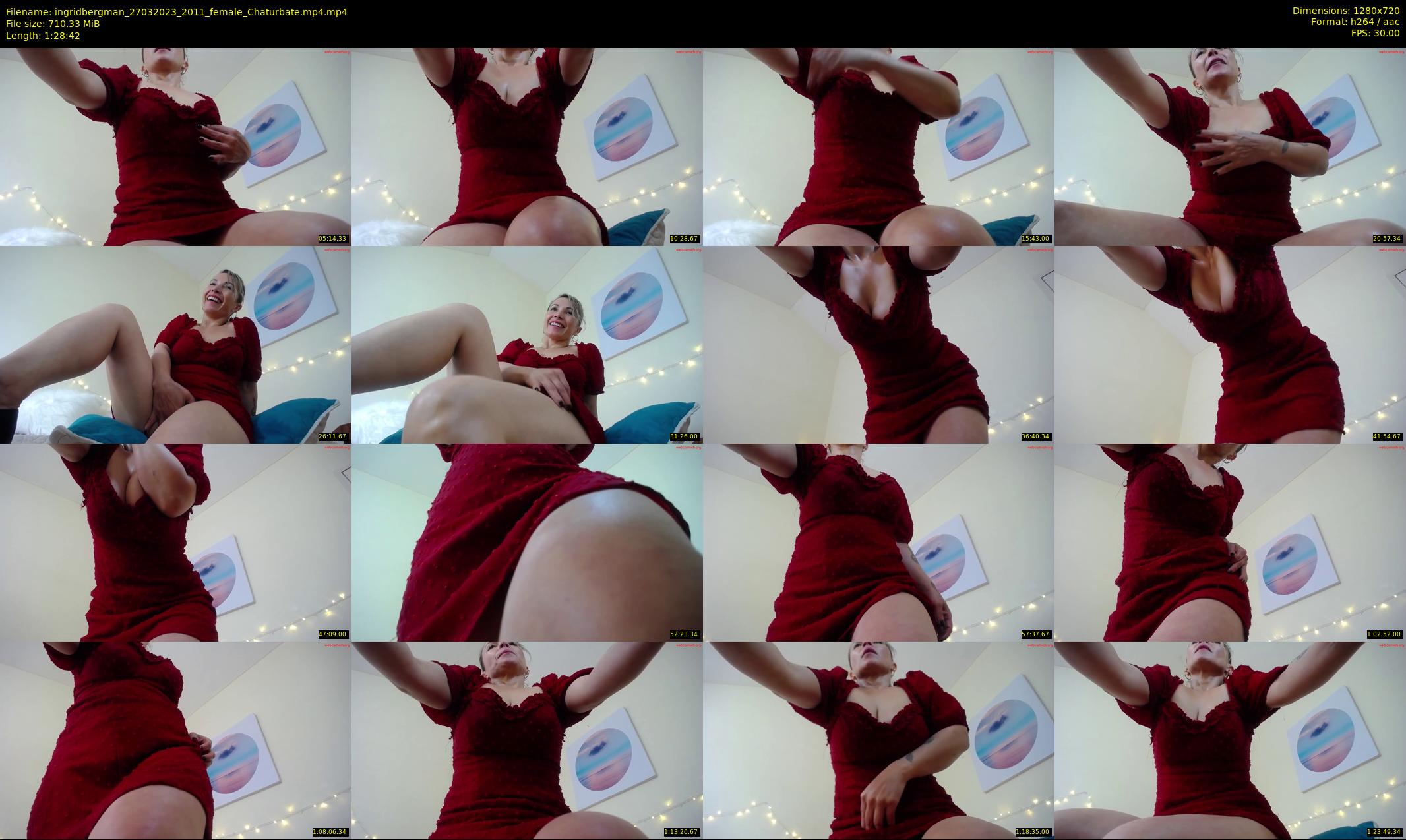 ingridbergman — 89 minute Chaturbate female cam show recording, 720p, Mar 27, 2023