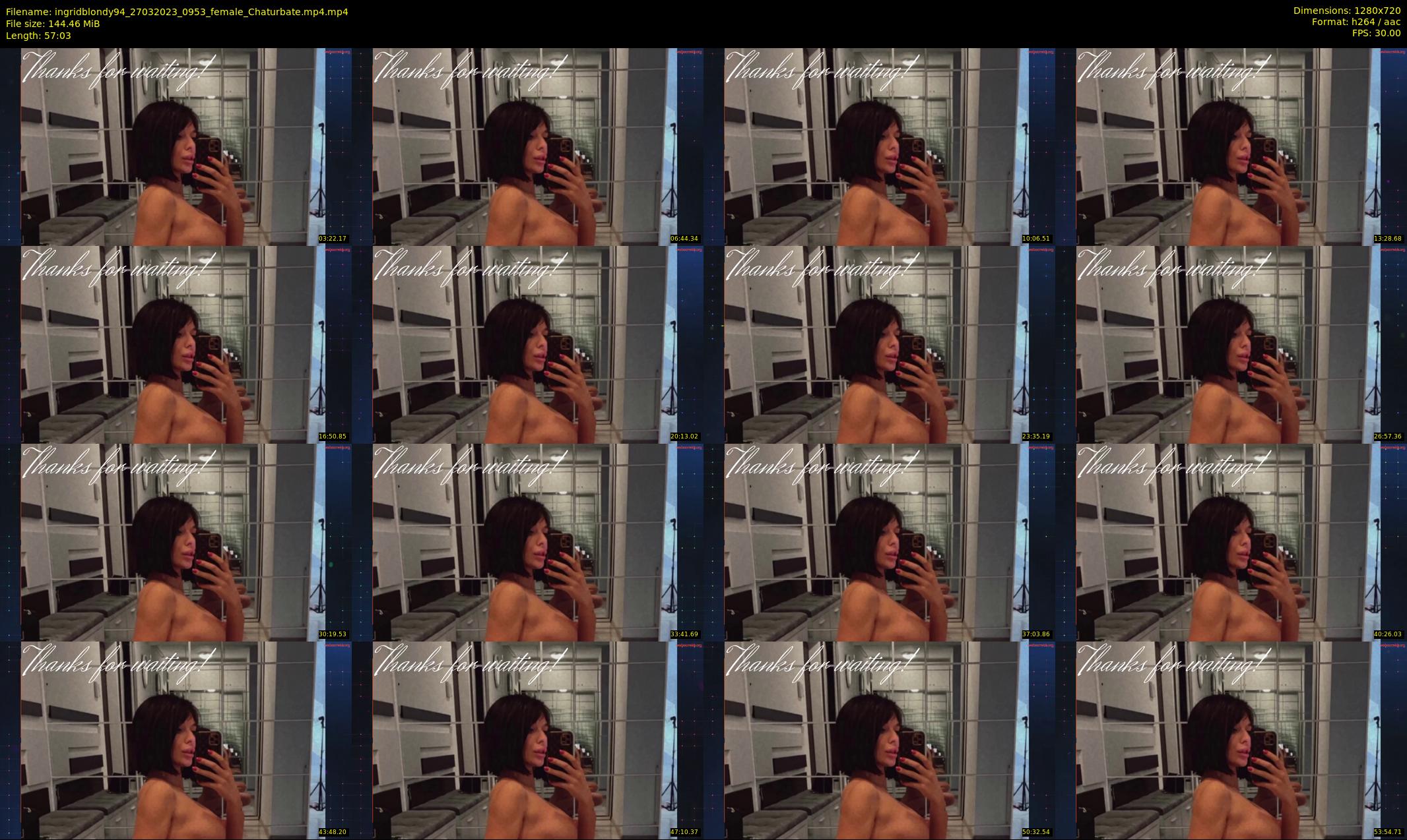 ingridblondy94 — 58 minute Chaturbate female cam show recording, 720p, Mar 27, 2023
