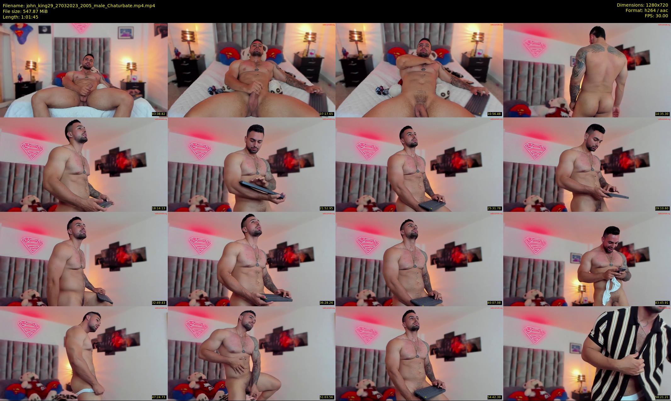john_king29 — 62 minute Chaturbate male cam show recording, 720p, Mar 27, 2023