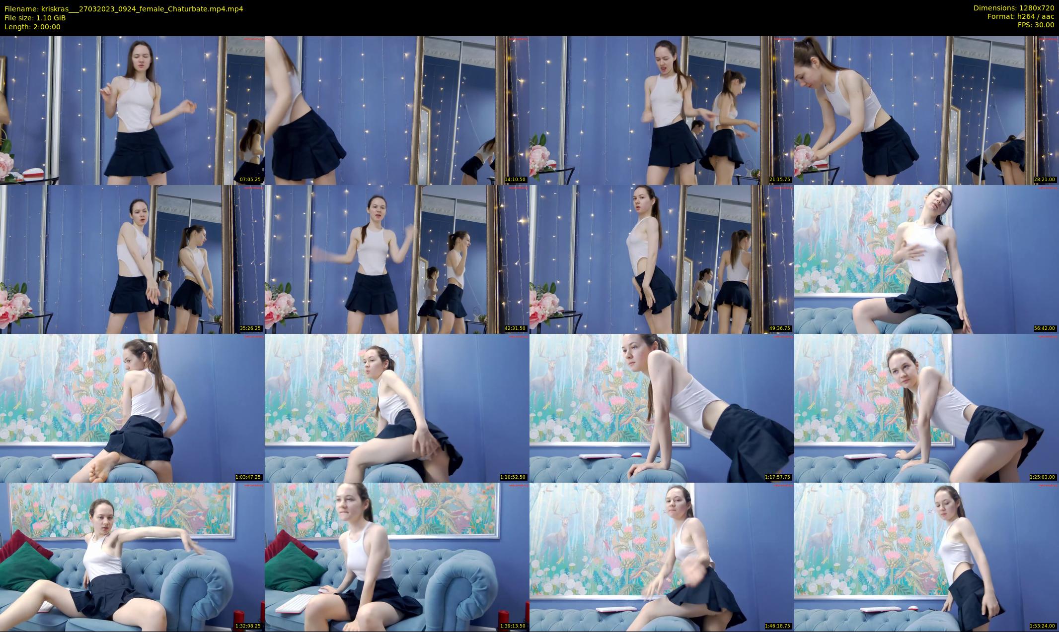 kriskras__ — 120 minute Chaturbate female cam show recording, 720p, Mar 27, 2023