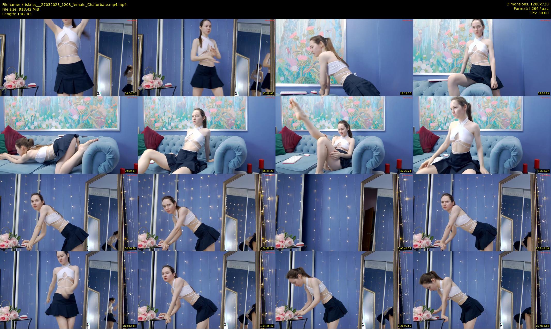 kriskras__ — 103 minute Chaturbate female cam show recording, 720p, Mar 27, 2023