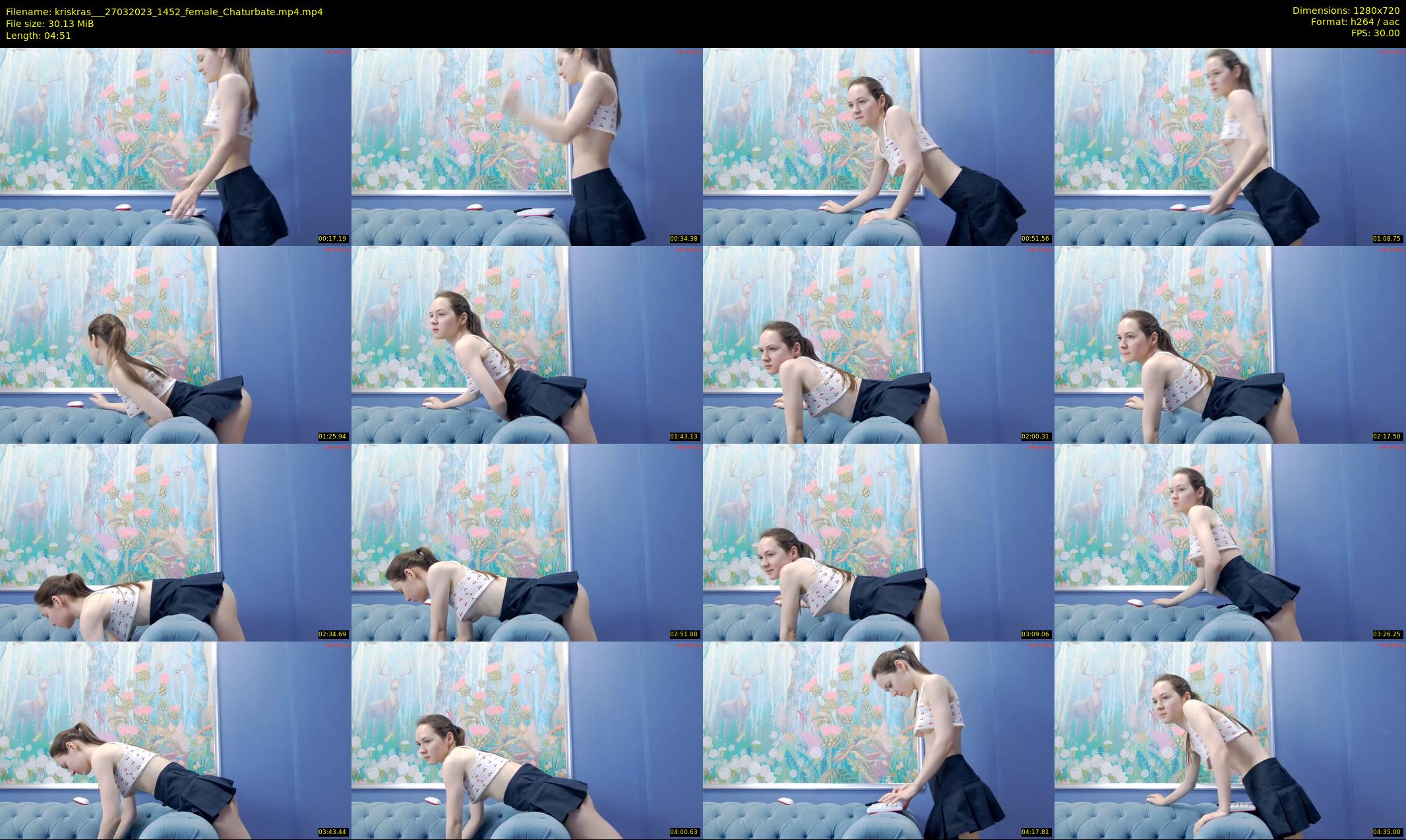 kriskras__ — 5 minute Chaturbate female cam show recording, 720p, Mar 27, 2023