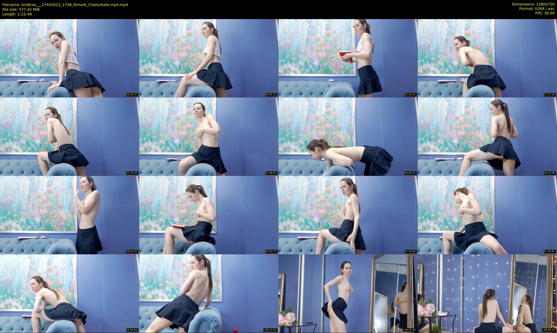 kriskras__ — 73 minute Chaturbate female cam show recording, 720p, Mar 27, 2023