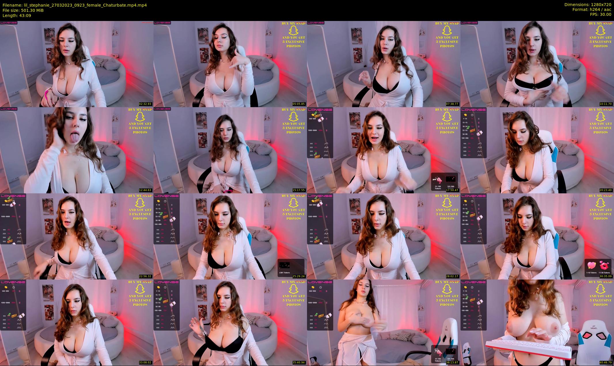 lil_stephanie — 44 minute Chaturbate female cam show recording, 720p, Mar 27, 2023