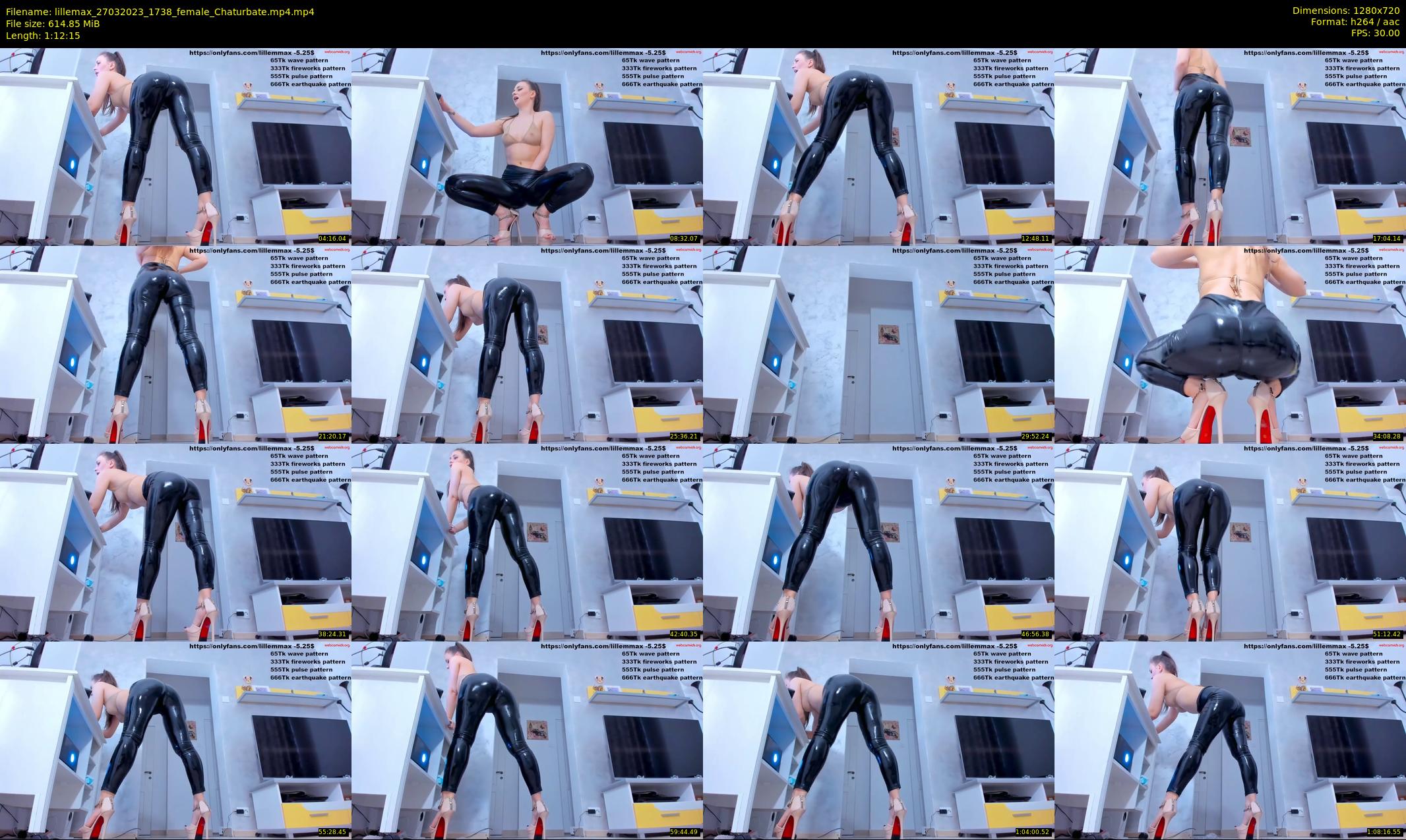 lillemax — 73 minute Chaturbate female cam show recording, 720p, Mar 27, 2023