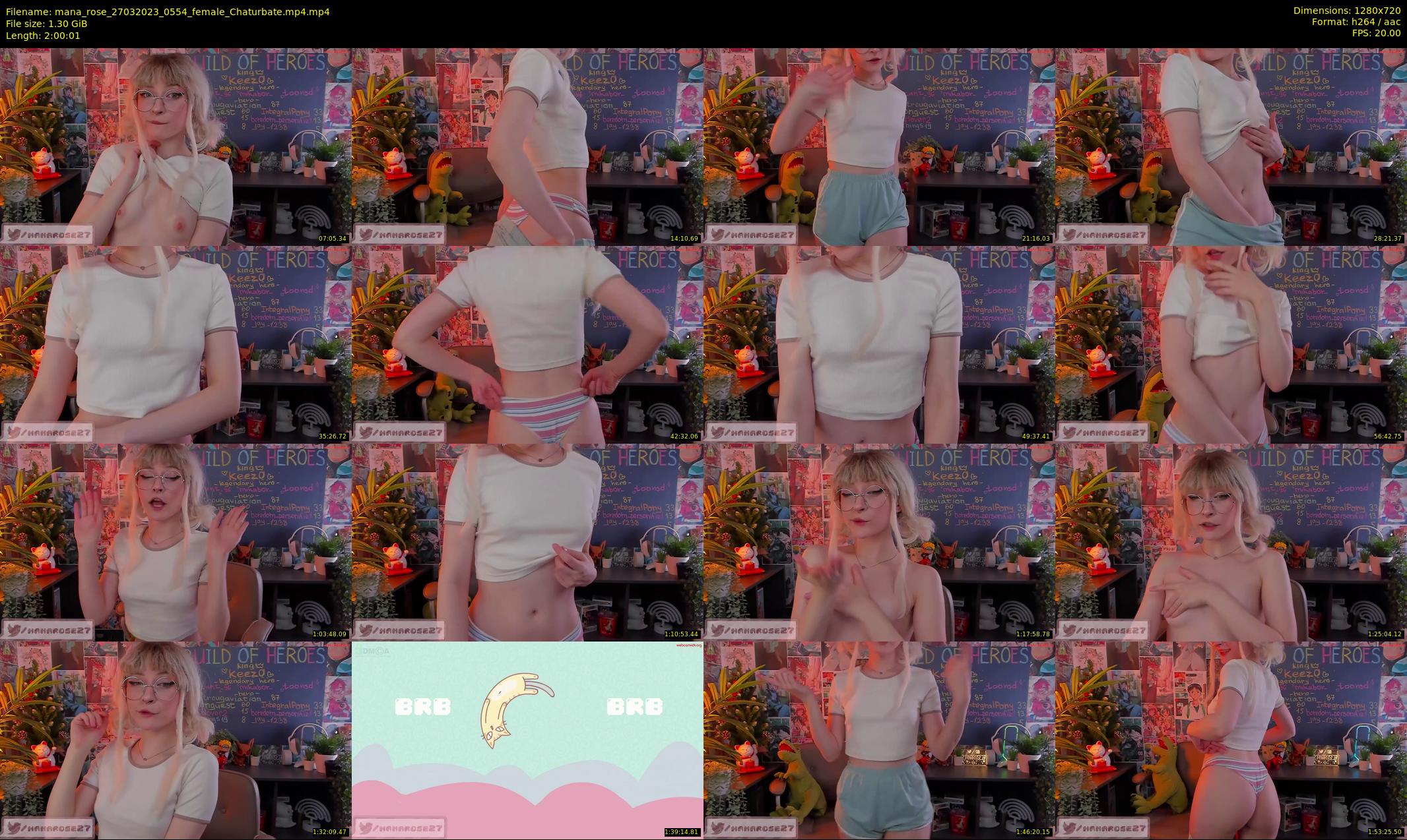 mana_rose — 121 minute Chaturbate female cam show recording, 720p, Mar 27, 2023