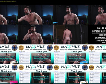 maximus_787 — 4 minute Chaturbate male cam show recording, 720p, Mar 28, 2023