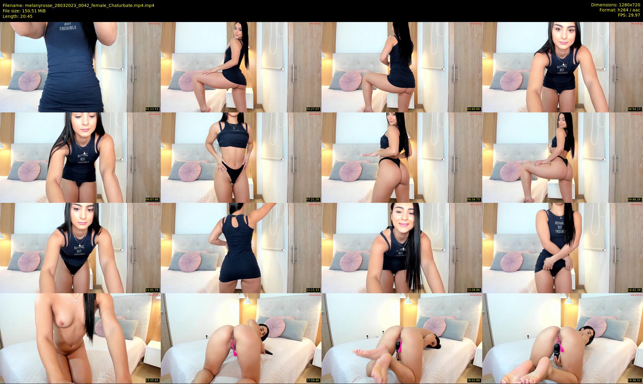 melanyrosse — 21 minute Chaturbate female cam show recording, 720p, Mar 28, 2023