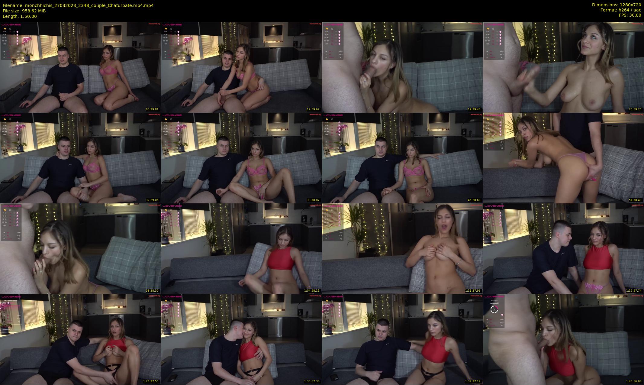 monchhichis — 110 minute Chaturbate couple cam show recording, 720p, Mar 27, 2023