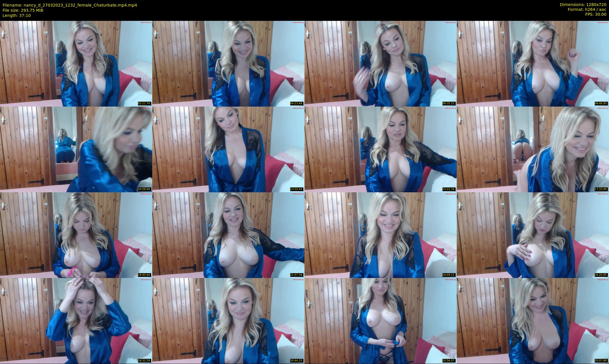 nancy_d — 38 minute Chaturbate female cam show recording, 720p, Mar 27, 2023