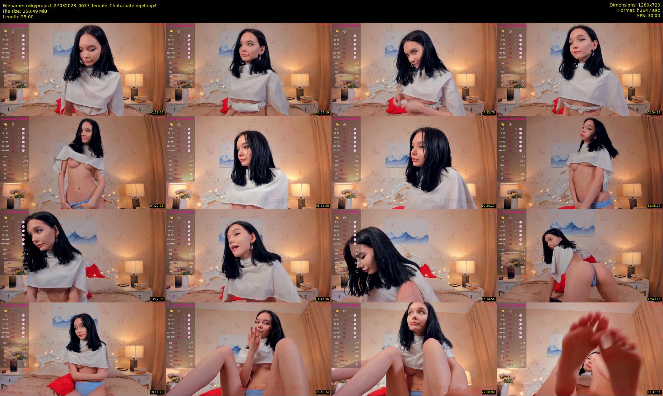 riskyproject — 25 minute Chaturbate couple cam show recording, 720p, Mar 27, 2023