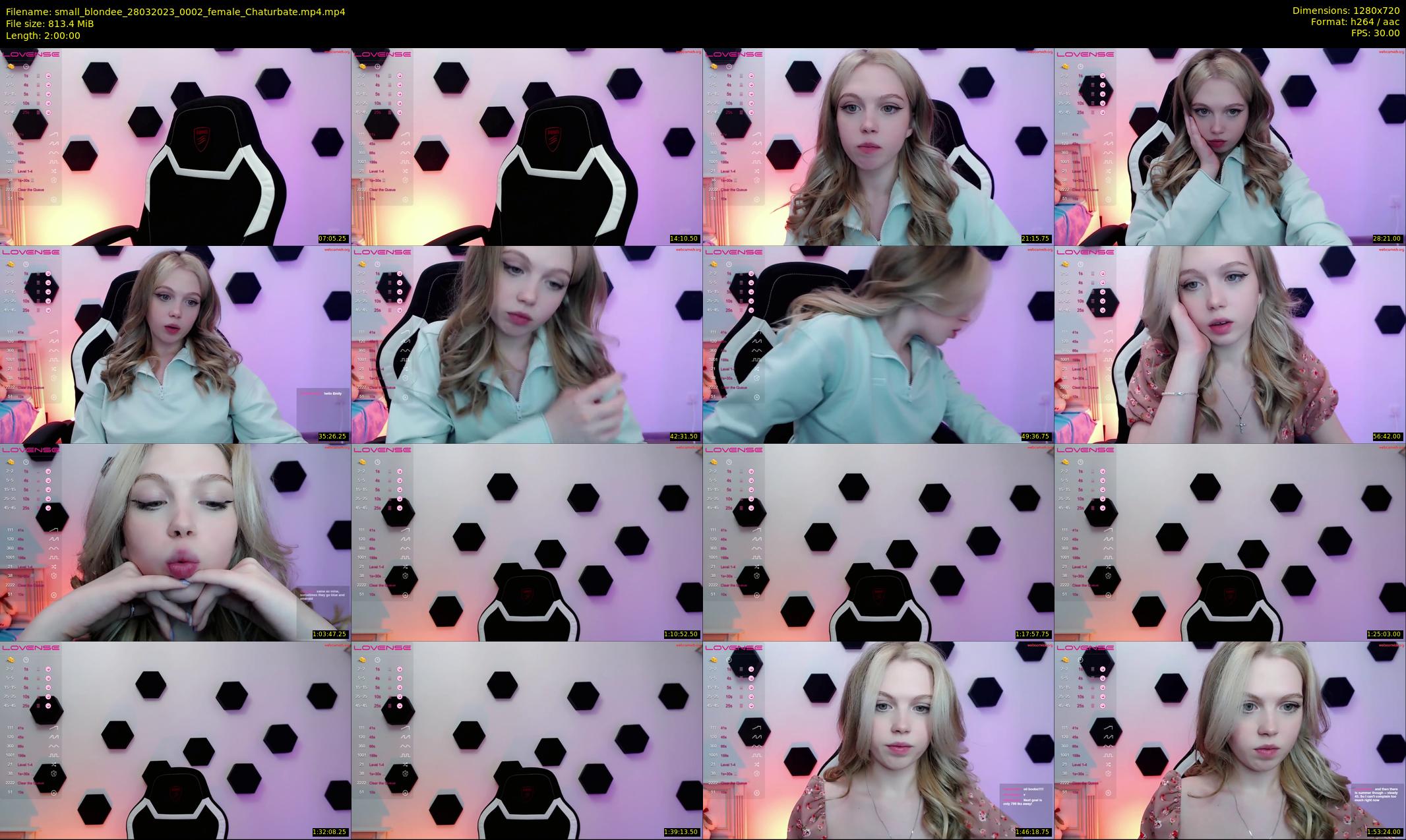 small_blondee — 120 minute Chaturbate female cam show recording, 720p, Mar 28, 2023