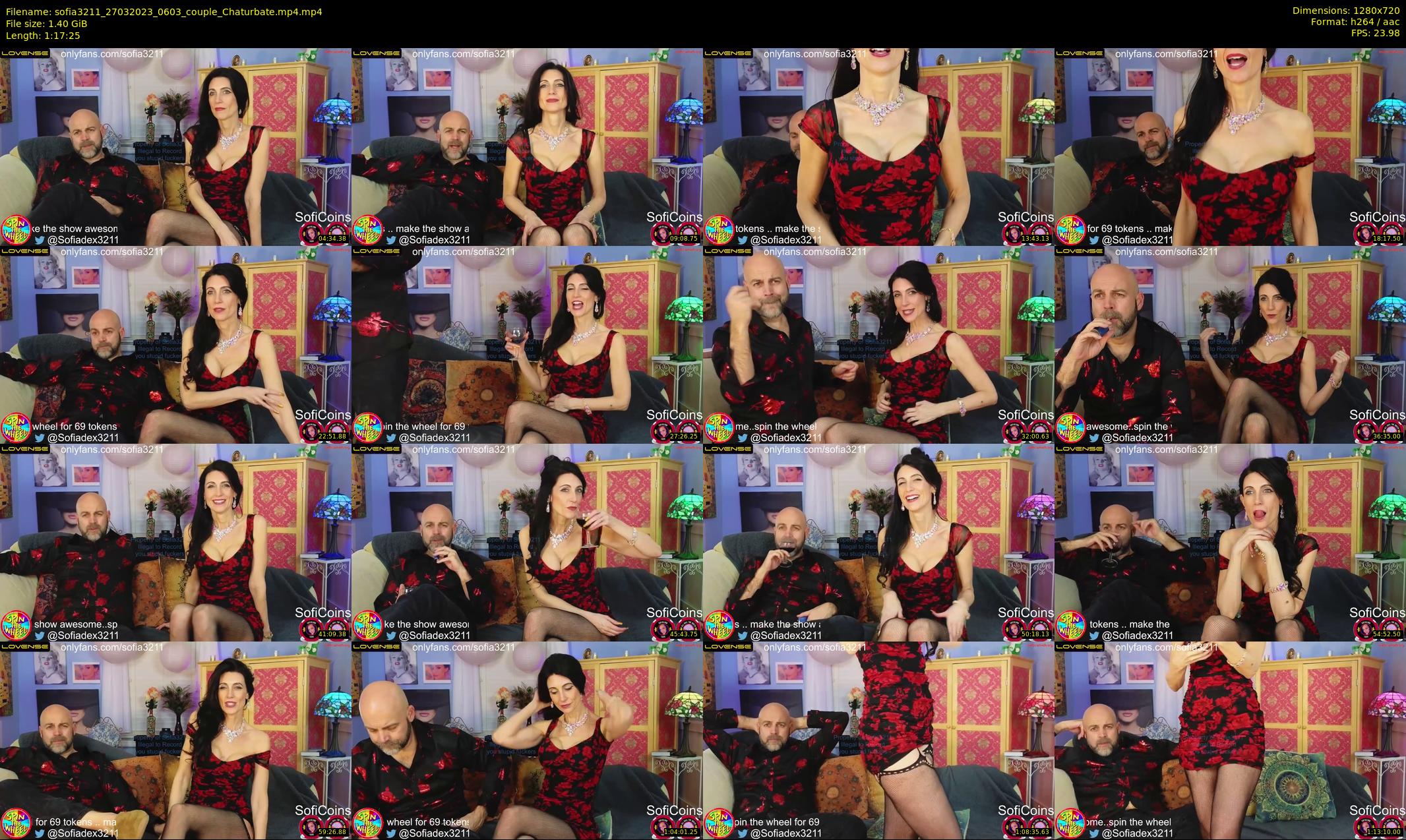 sofia3211 — 78 minute Chaturbate couple cam show recording, 720p, Mar 27, 2023