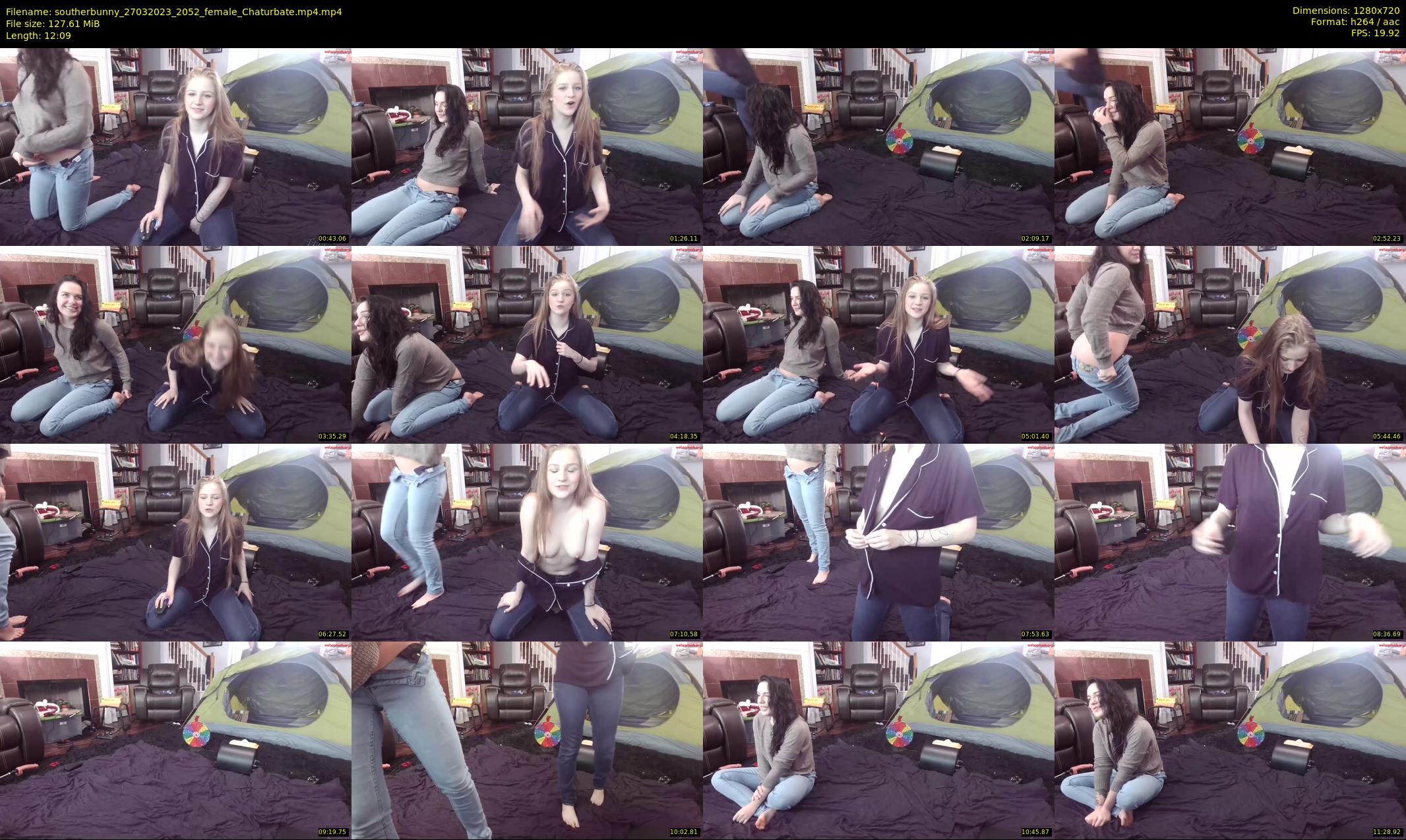southerbunny — 13 minute Chaturbate female cam show recording, 720p, Mar 27, 2023