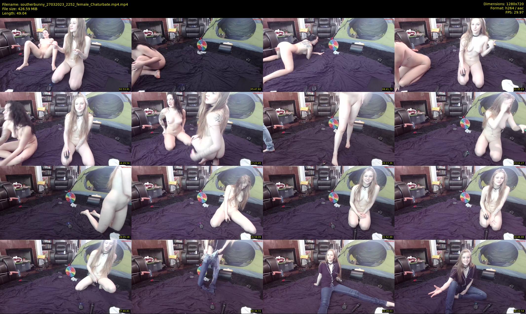 southerbunny — 50 minute Chaturbate female cam show recording, 720p, Mar 27, 2023