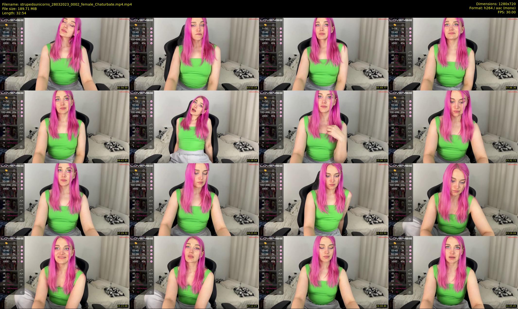 strupedsunicorns — 33 minute Chaturbate couple cam show recording, 720p, Mar 28, 2023
