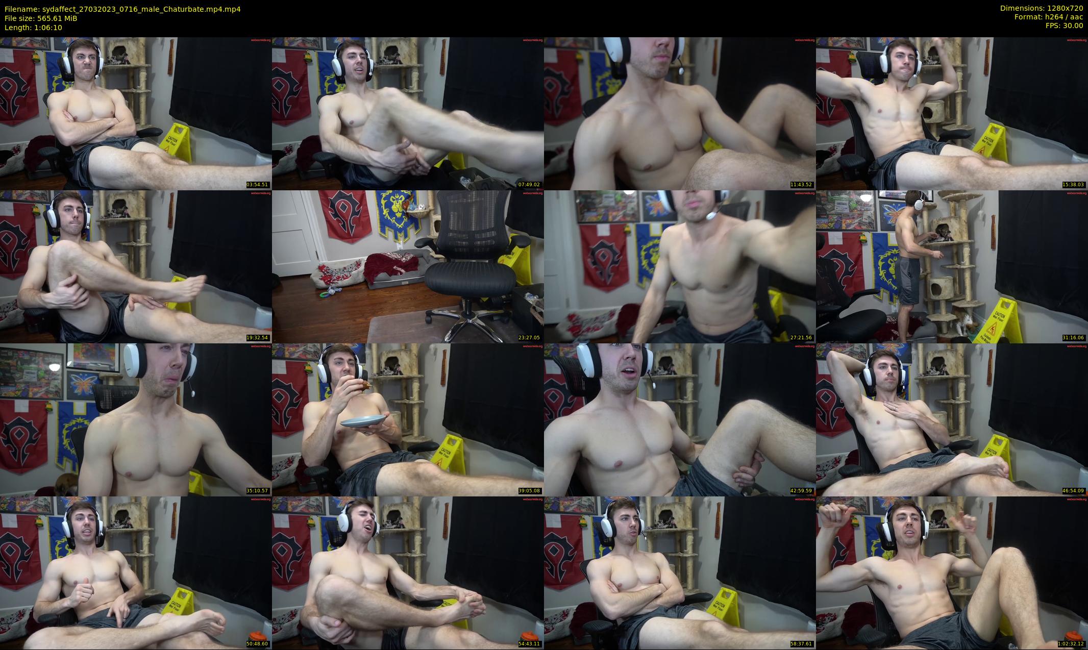 sydaffect — 67 minute Chaturbate male cam show recording, 720p, Mar 27, 2023