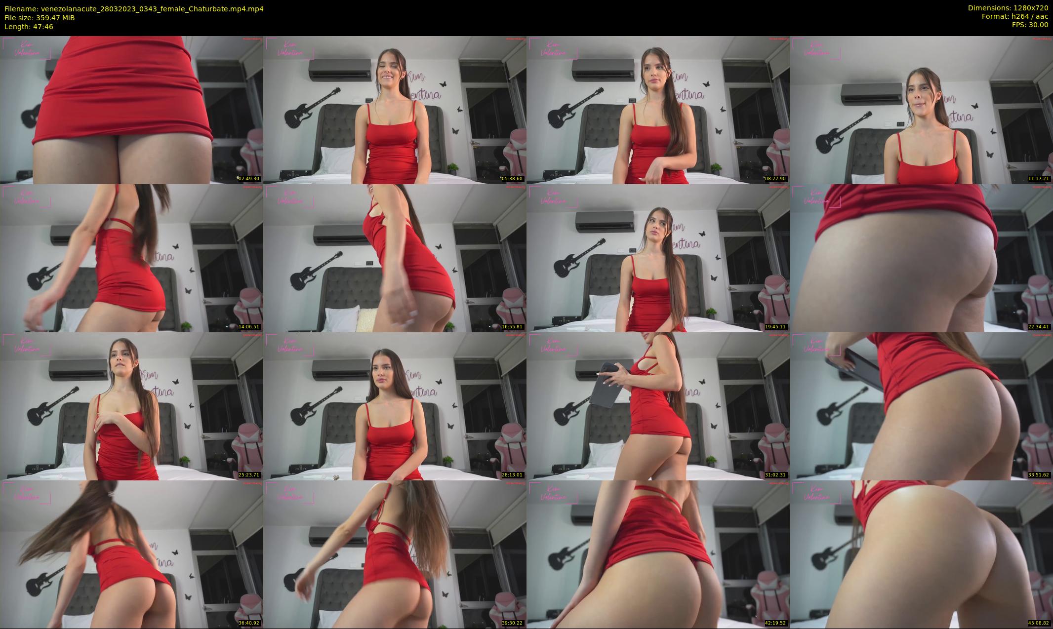 venezolanacute — 48 minute Chaturbate female cam show recording, 720p, Mar 28, 2023