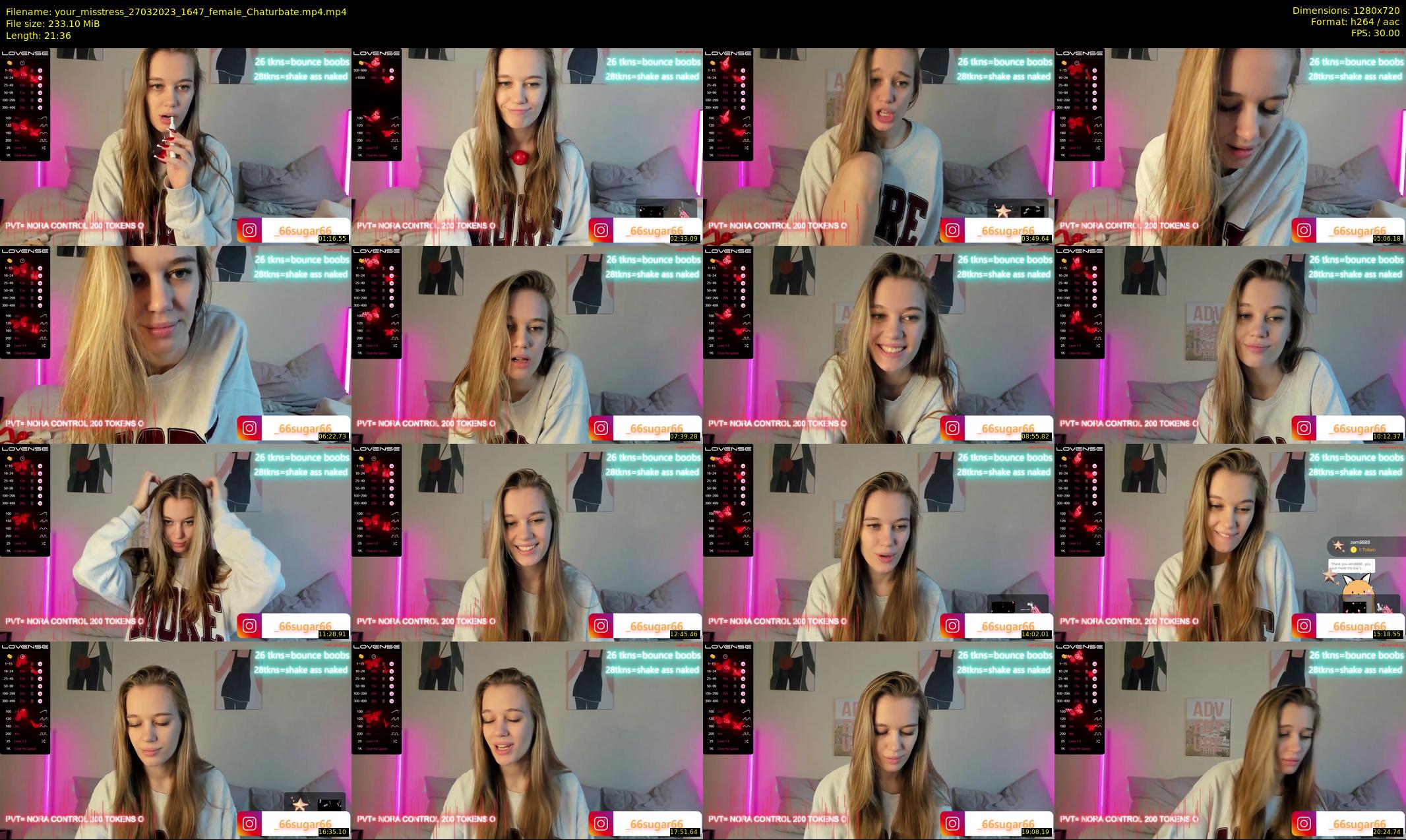 your_misstress — 22 minute Chaturbate female cam show recording, 720p, Mar 27, 2023