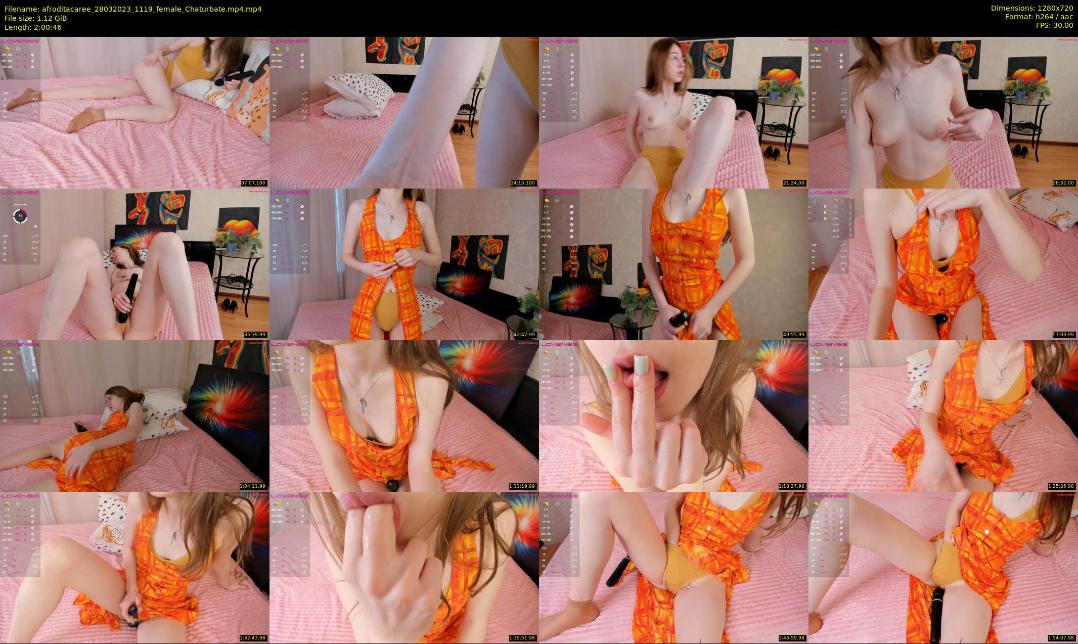 afroditacaree — 121 minute Chaturbate female cam show recording, 720p, Mar 28, 2023