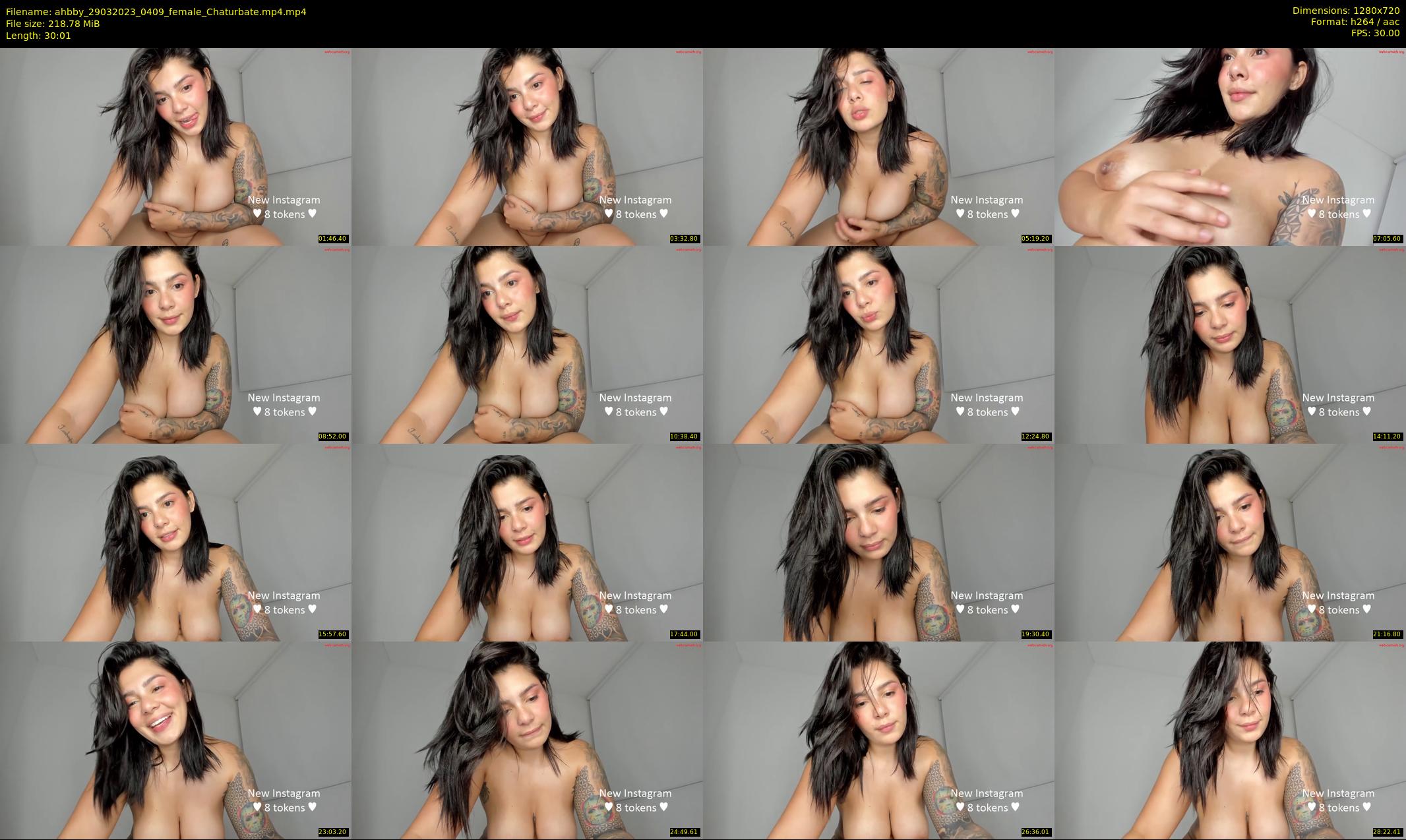 ahbby — 31 minute Chaturbate female cam show recording, 720p, Mar 29, 2023