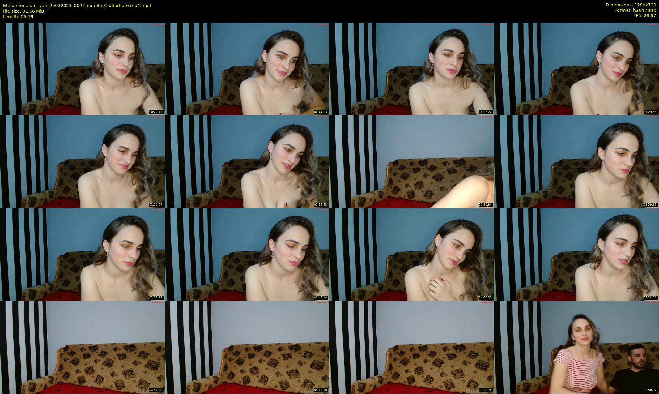 aida_ryan — 7 minute Chaturbate couple cam show recording, 720p, Mar 29, 2023
