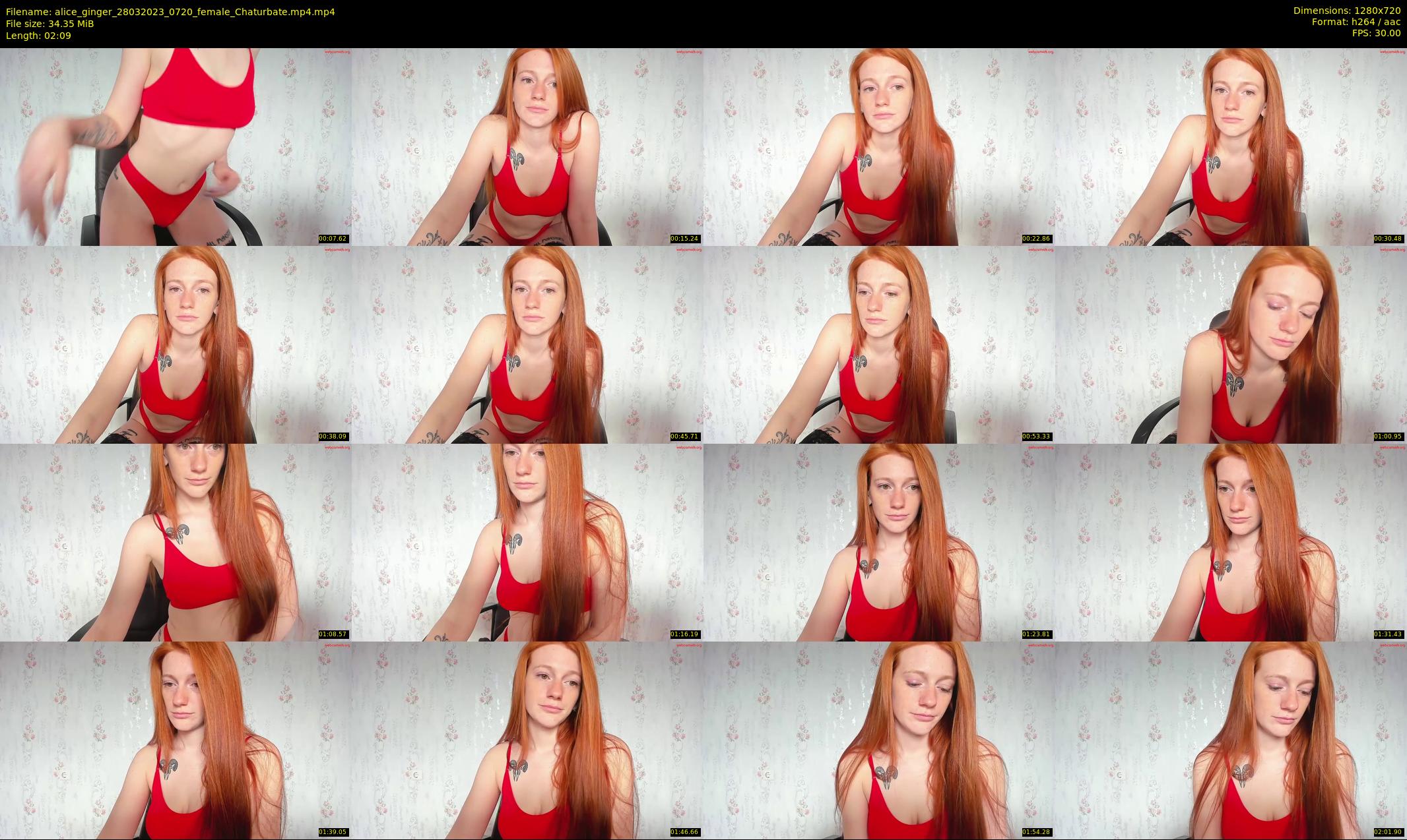 alice_ginger — 3 minute Chaturbate female cam show recording, 720p, Mar 28, 2023