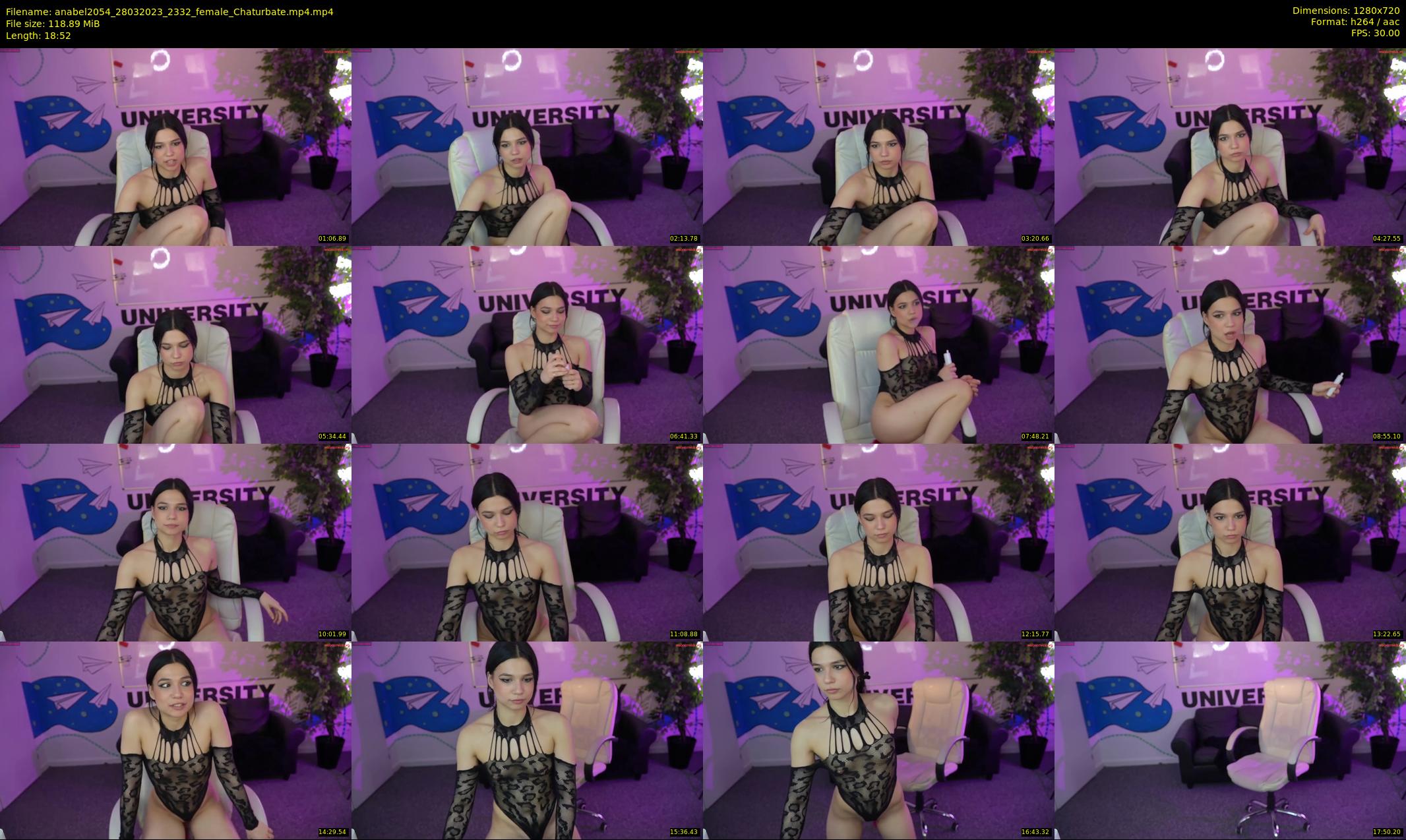 anabel2054 — 19 minute Chaturbate female cam show recording, 720p, Mar 28, 2023